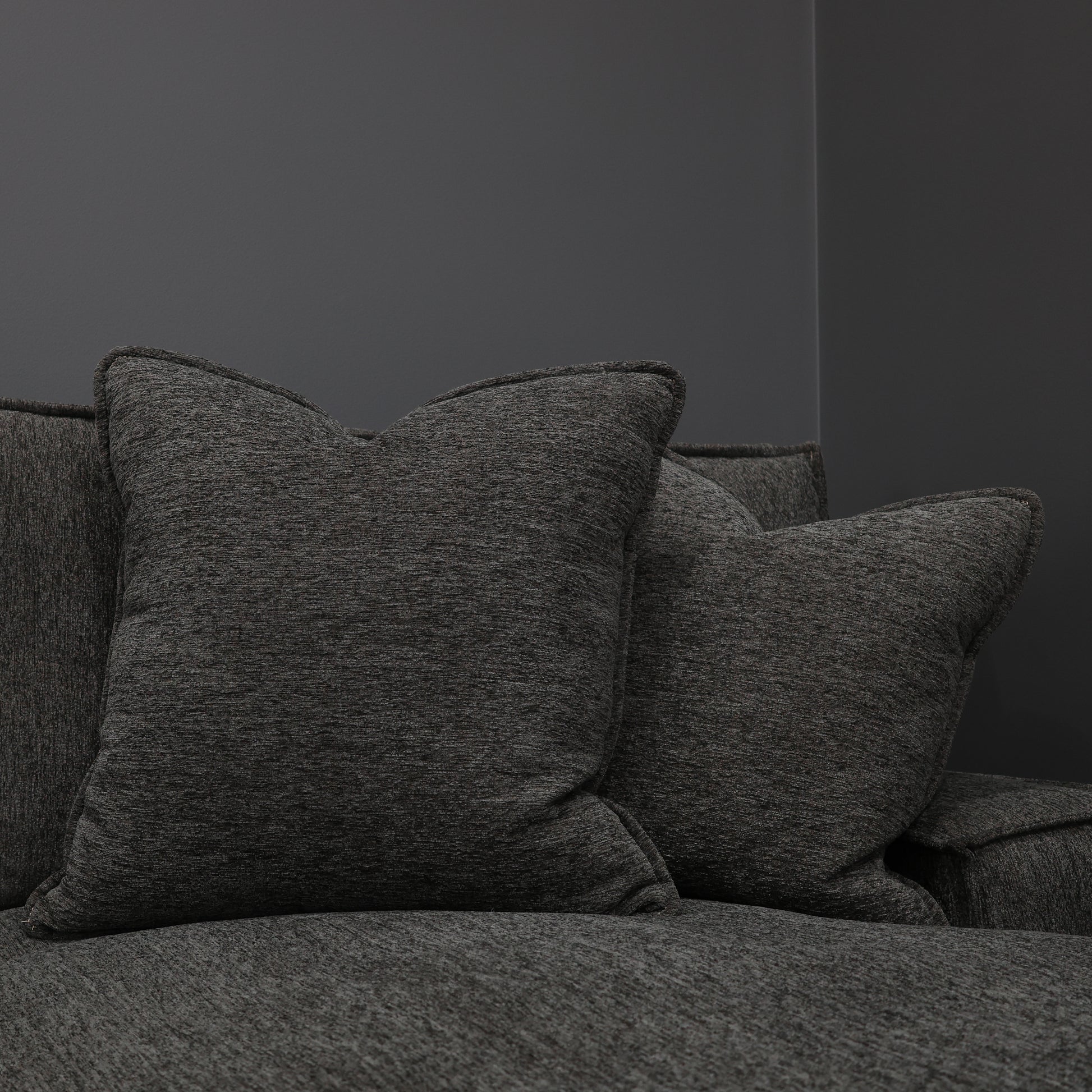 Gembrook 4 Piece Corner Lounge - Dark Grey