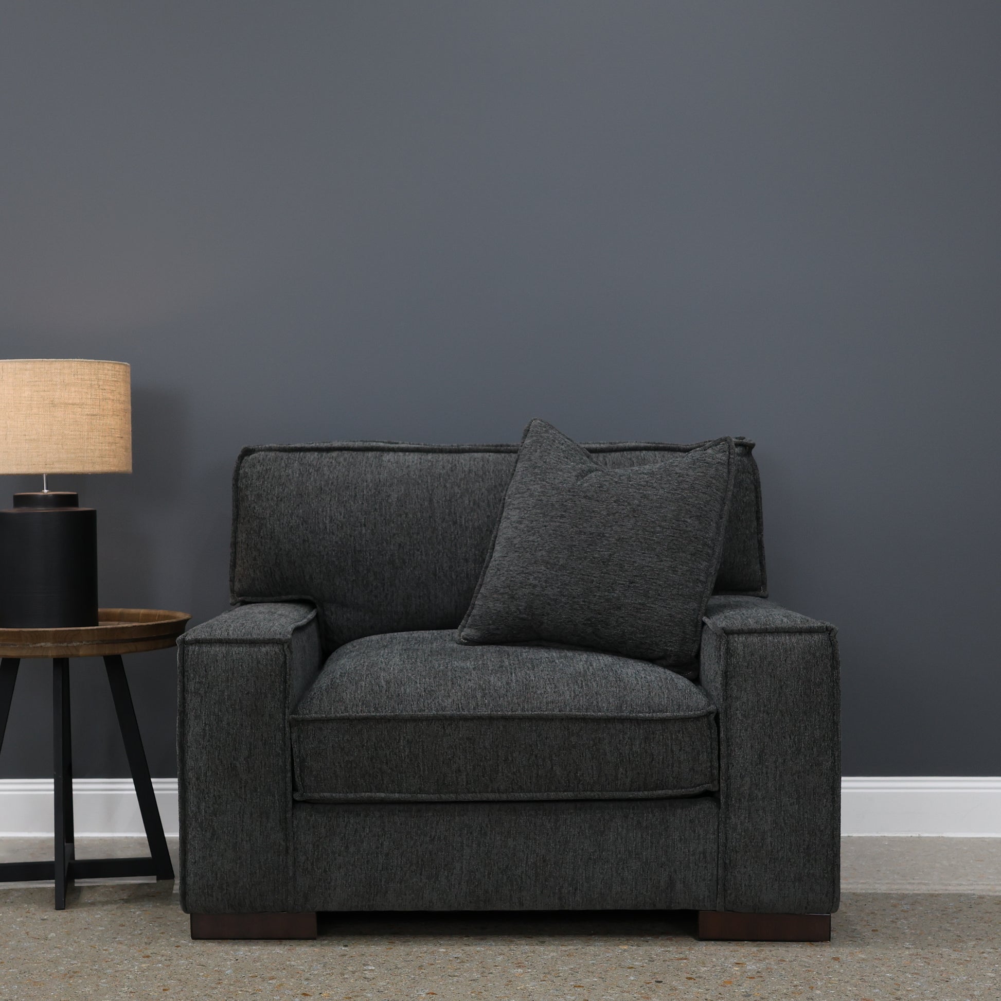 Gembrook Chair and a Half - Dark Grey
