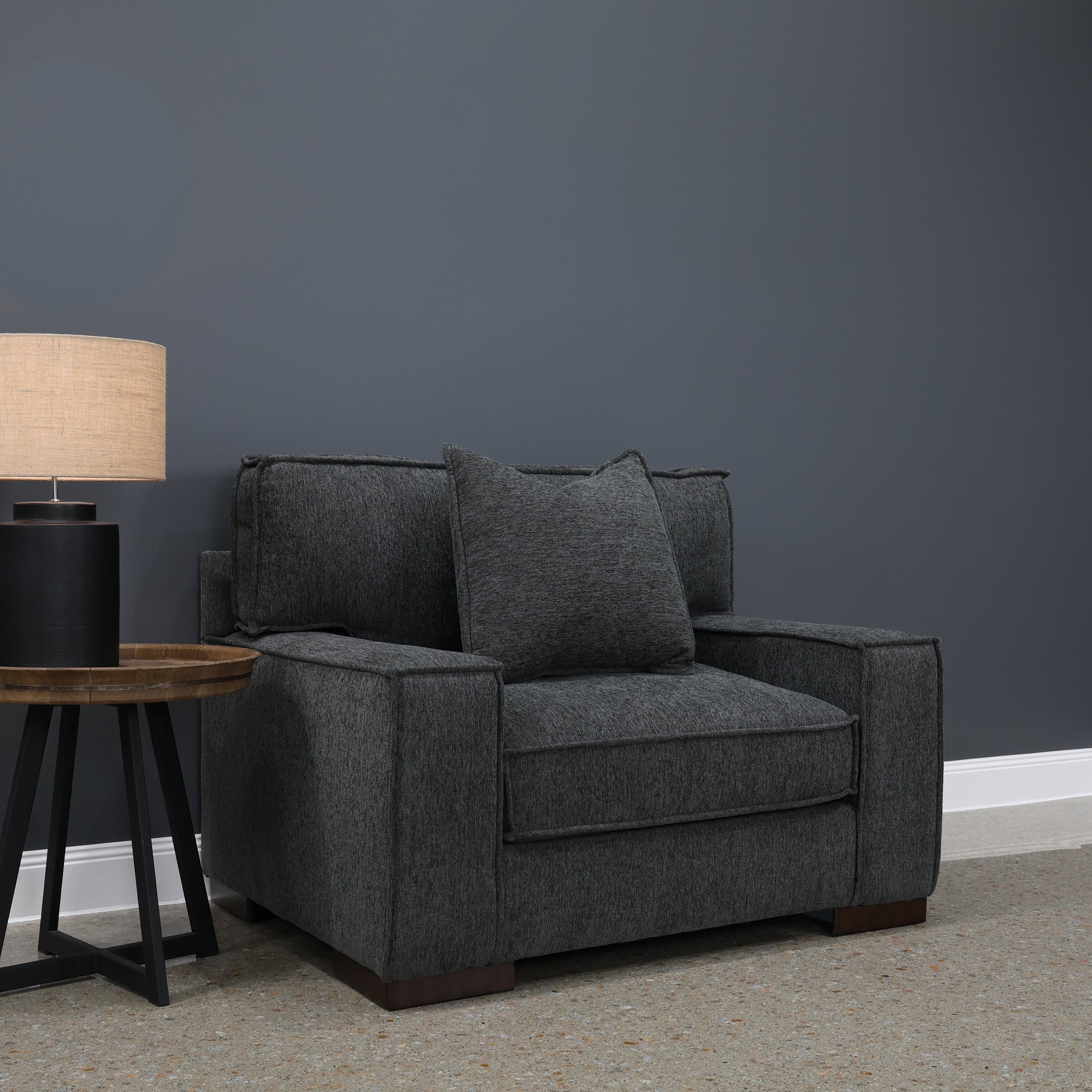 Gembrook Chair and a Half - Dark Grey