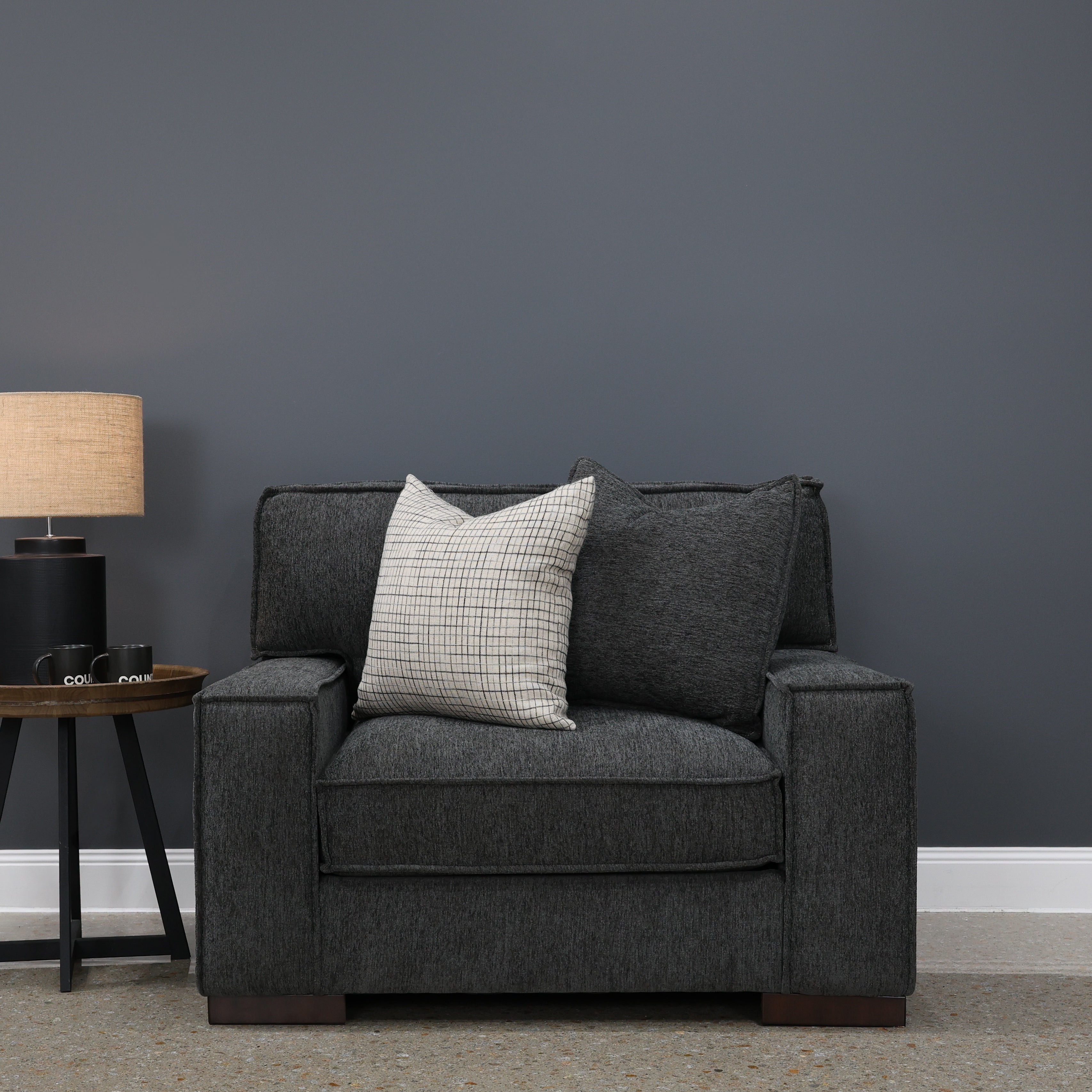 Gembrook Chair and a Half - Dark Grey