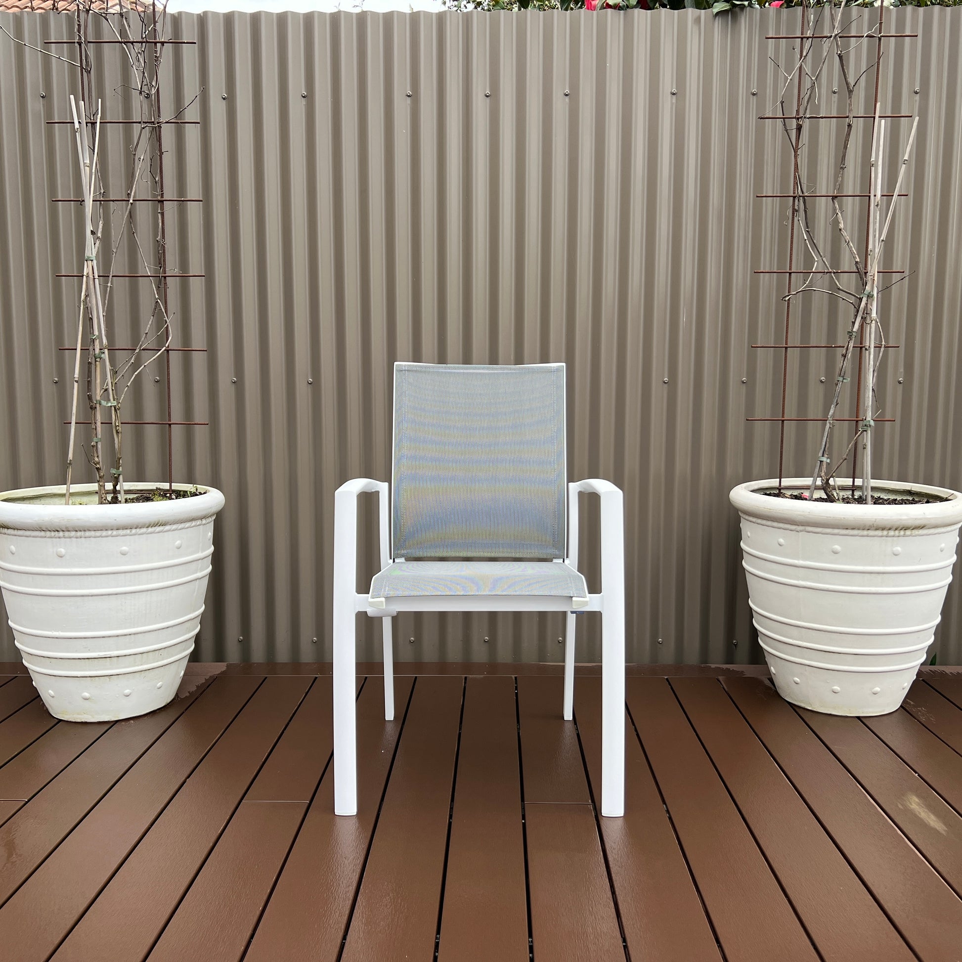 Ocean Grove Stackable Chair - White