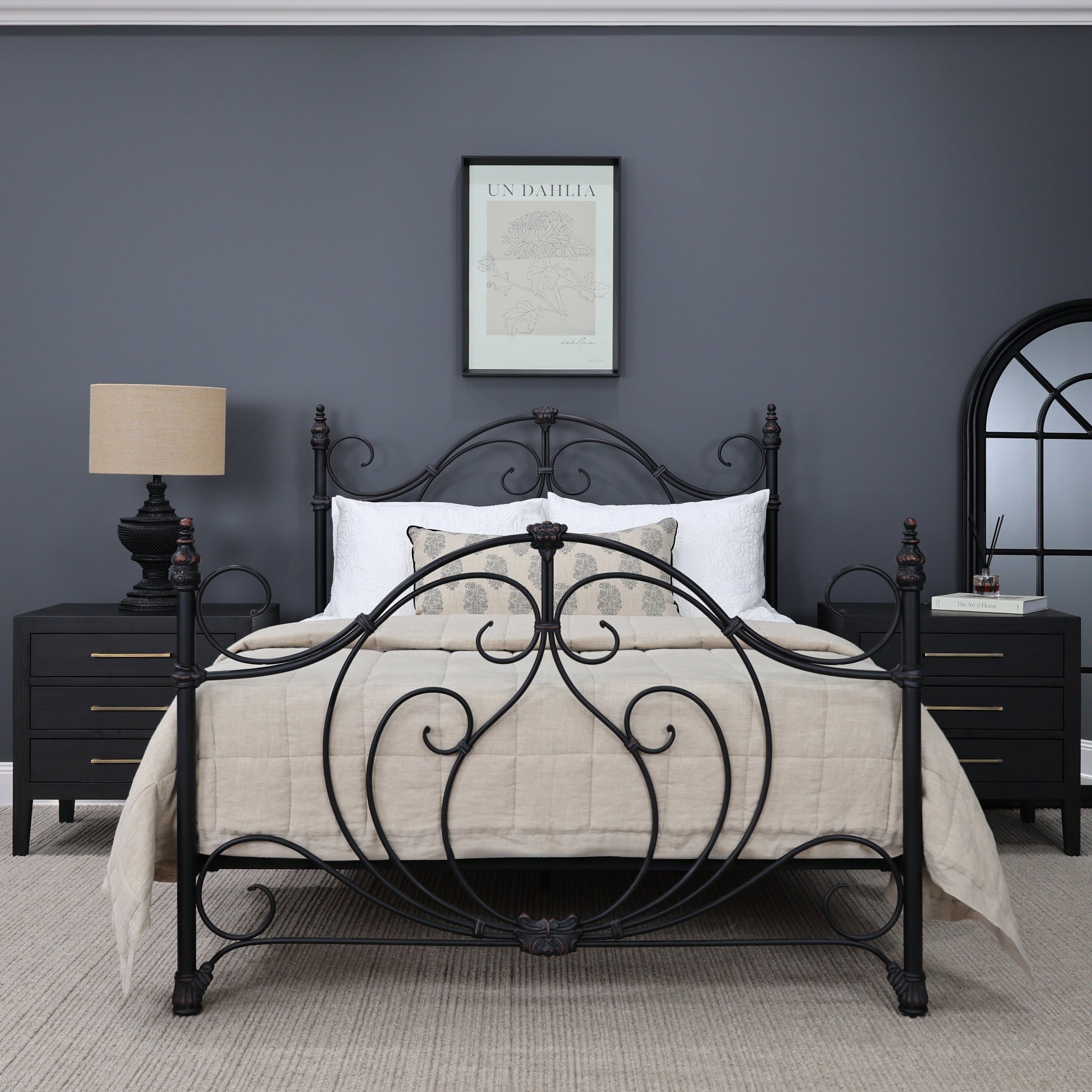 Mitchell Wrought Iron Bed