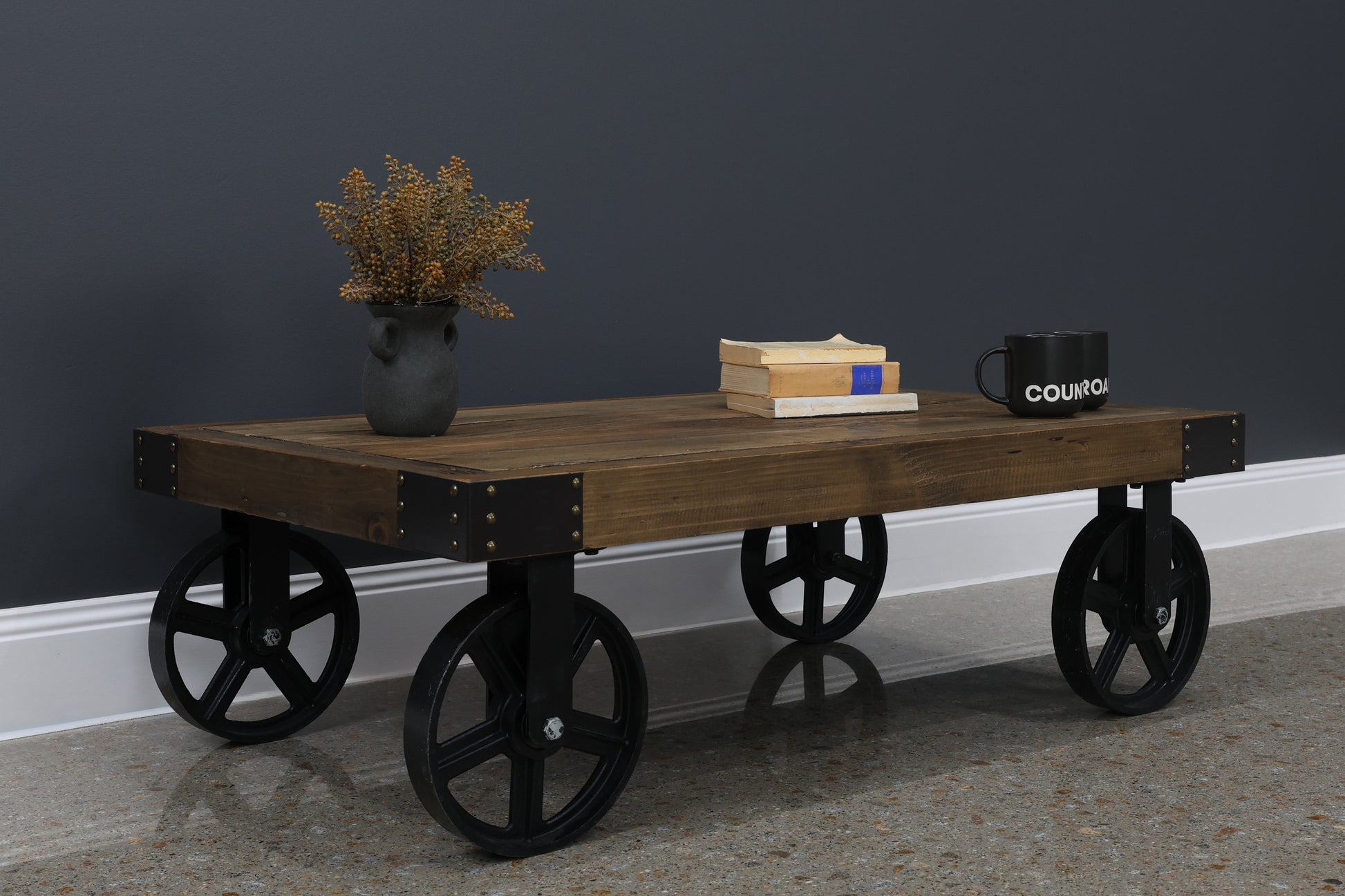 Hagrid Coffee Table w/ 4 Wheels