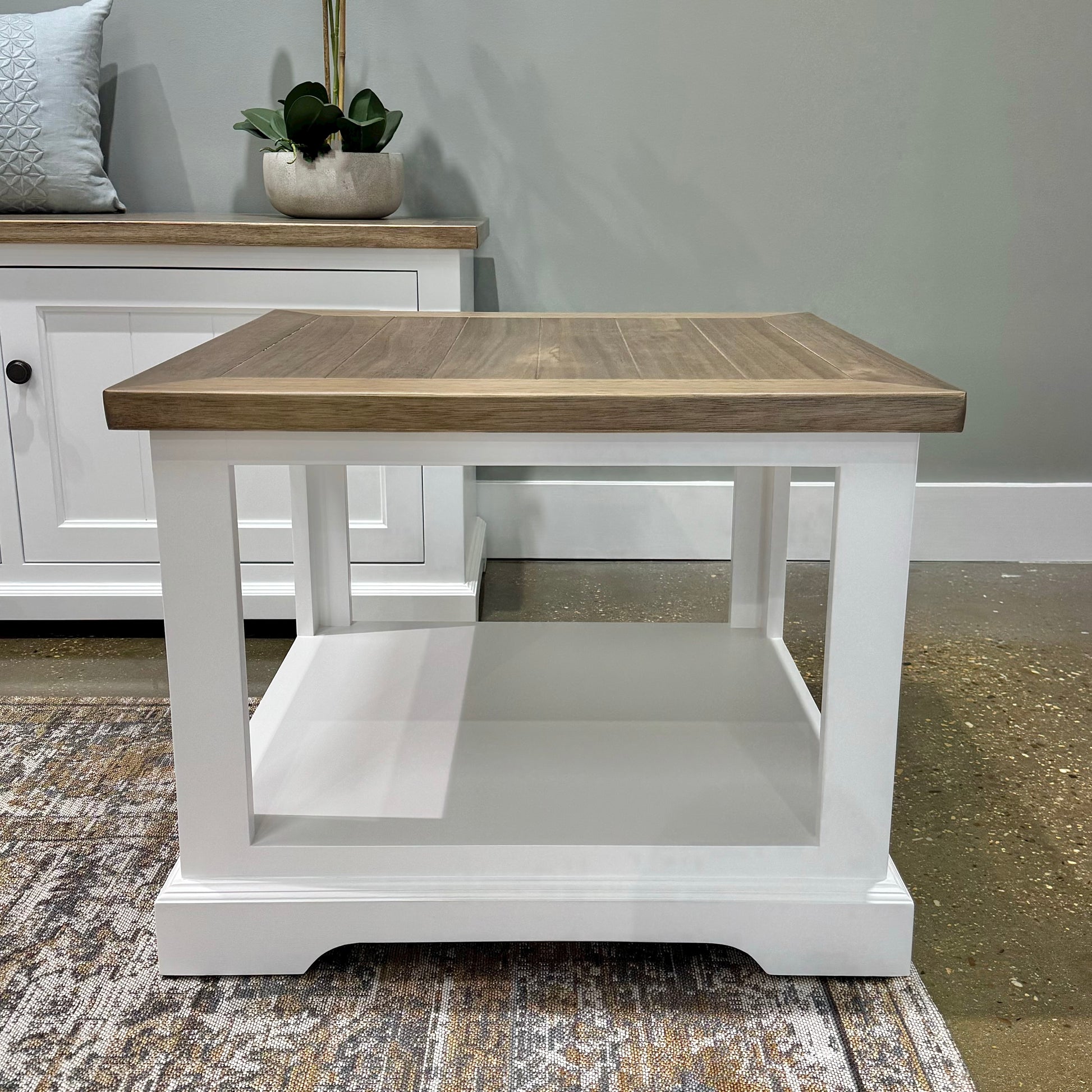 Shellharbour Lamp Table w/ Shelf