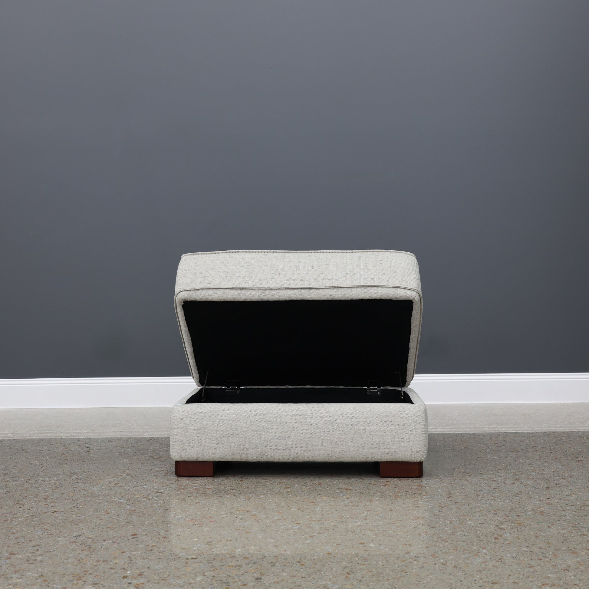 Rostrevor Ottoman With Storage - Natural