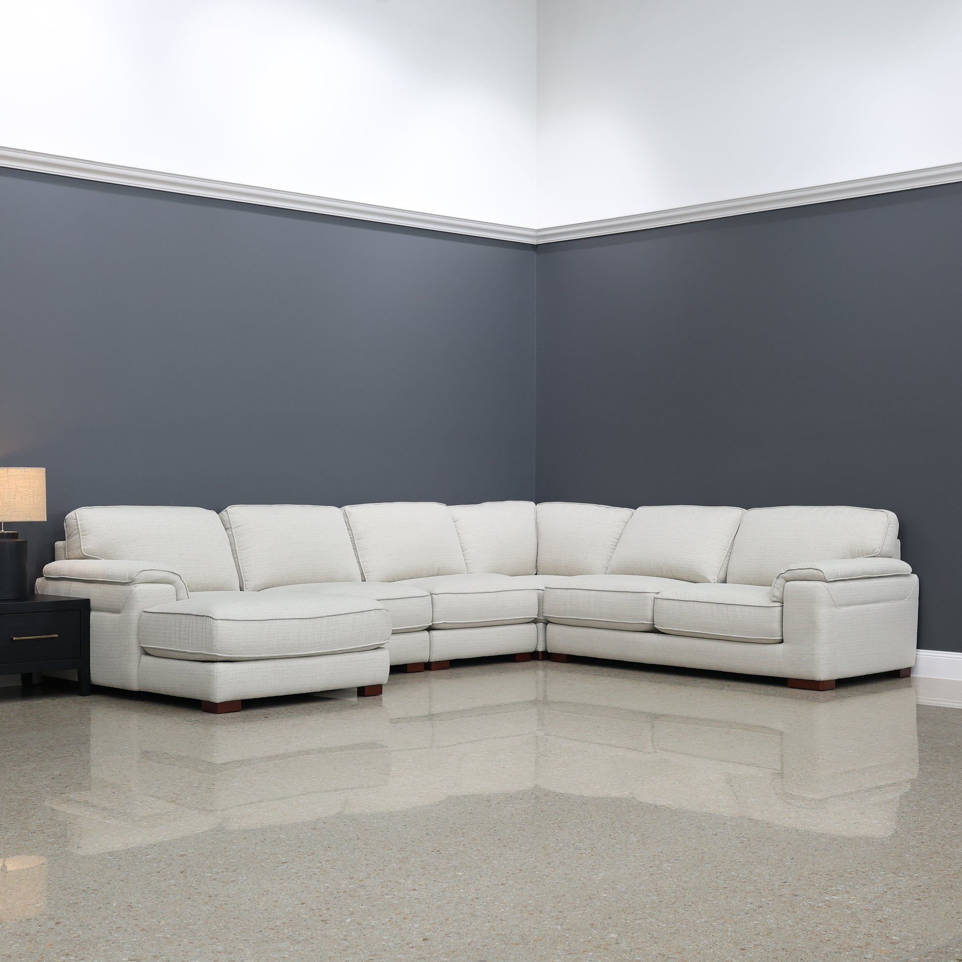 Rostrevor Corner Lounge w/ Chaise - Natural
