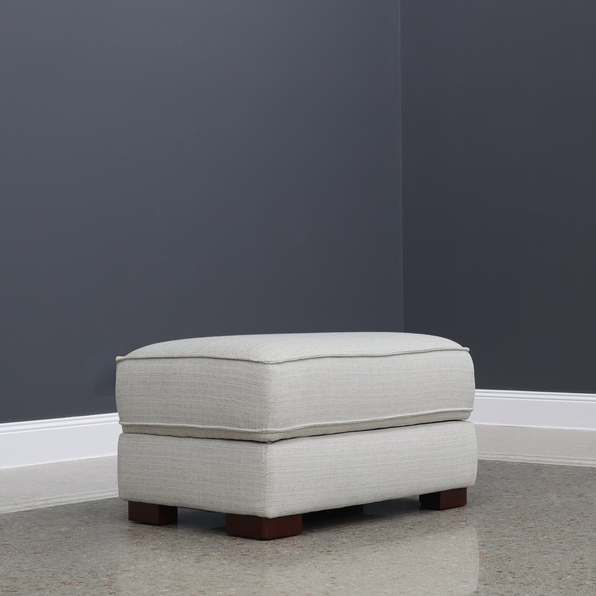 Rostrevor Ottoman With Storage - Natural