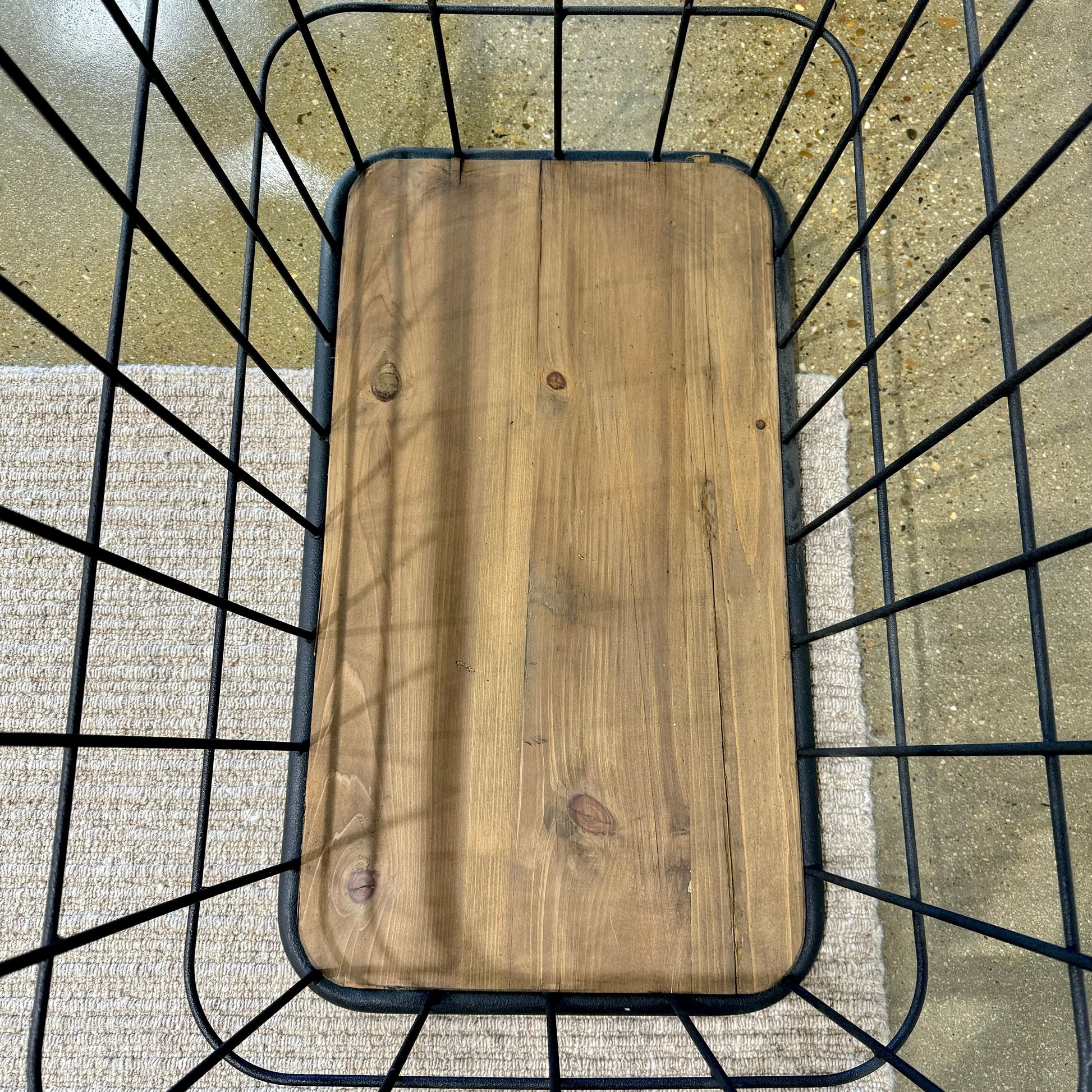 Rustic Firewood Basket Rectangle Large