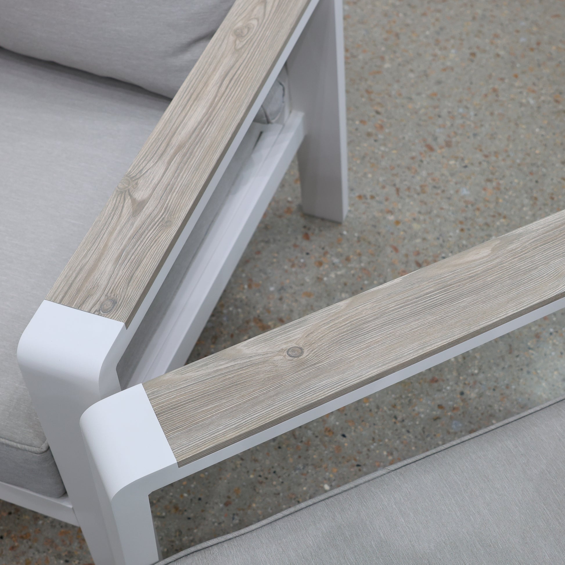 Byron 5 Piece Lounge Set - White