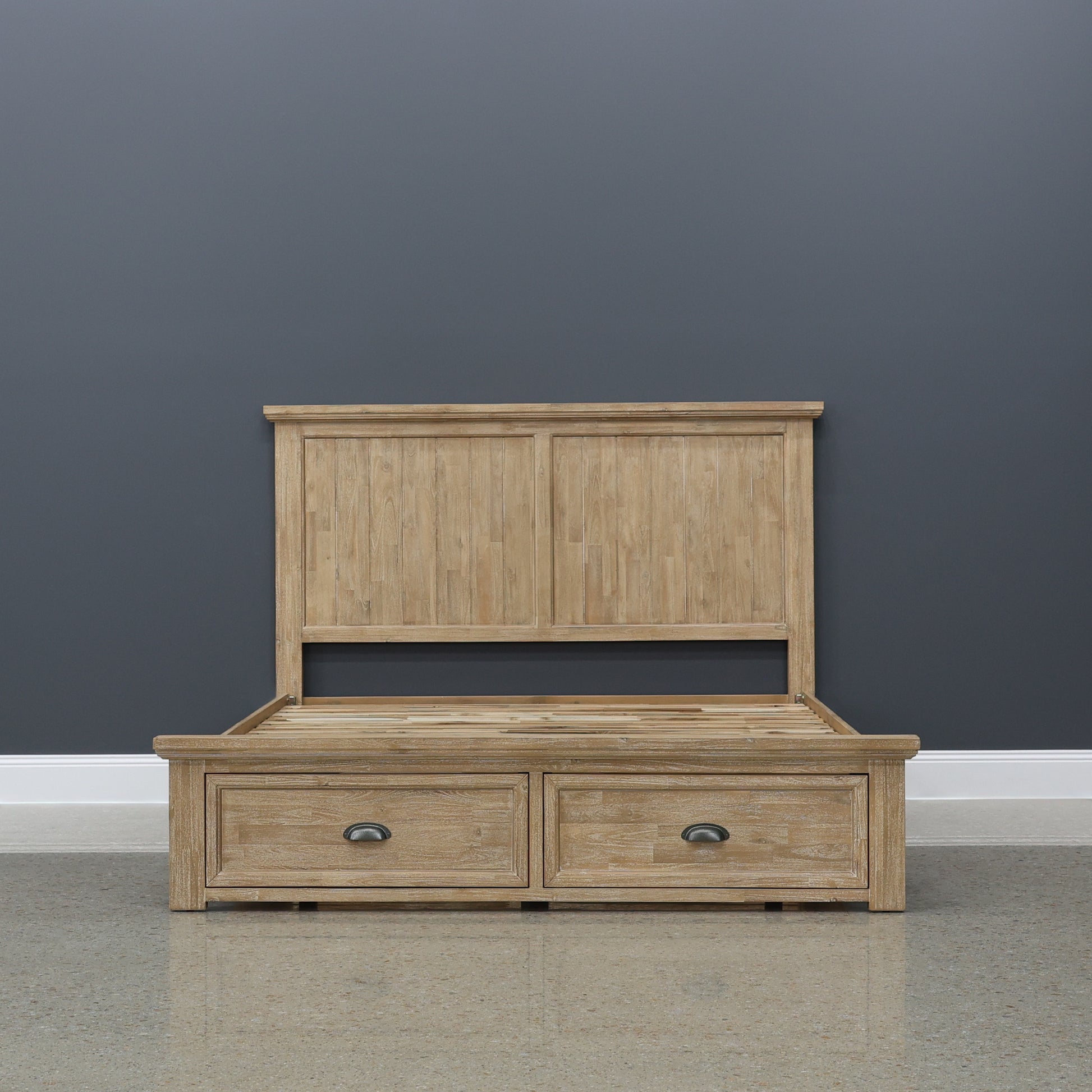 Provedore Natural Bed w/ Storage