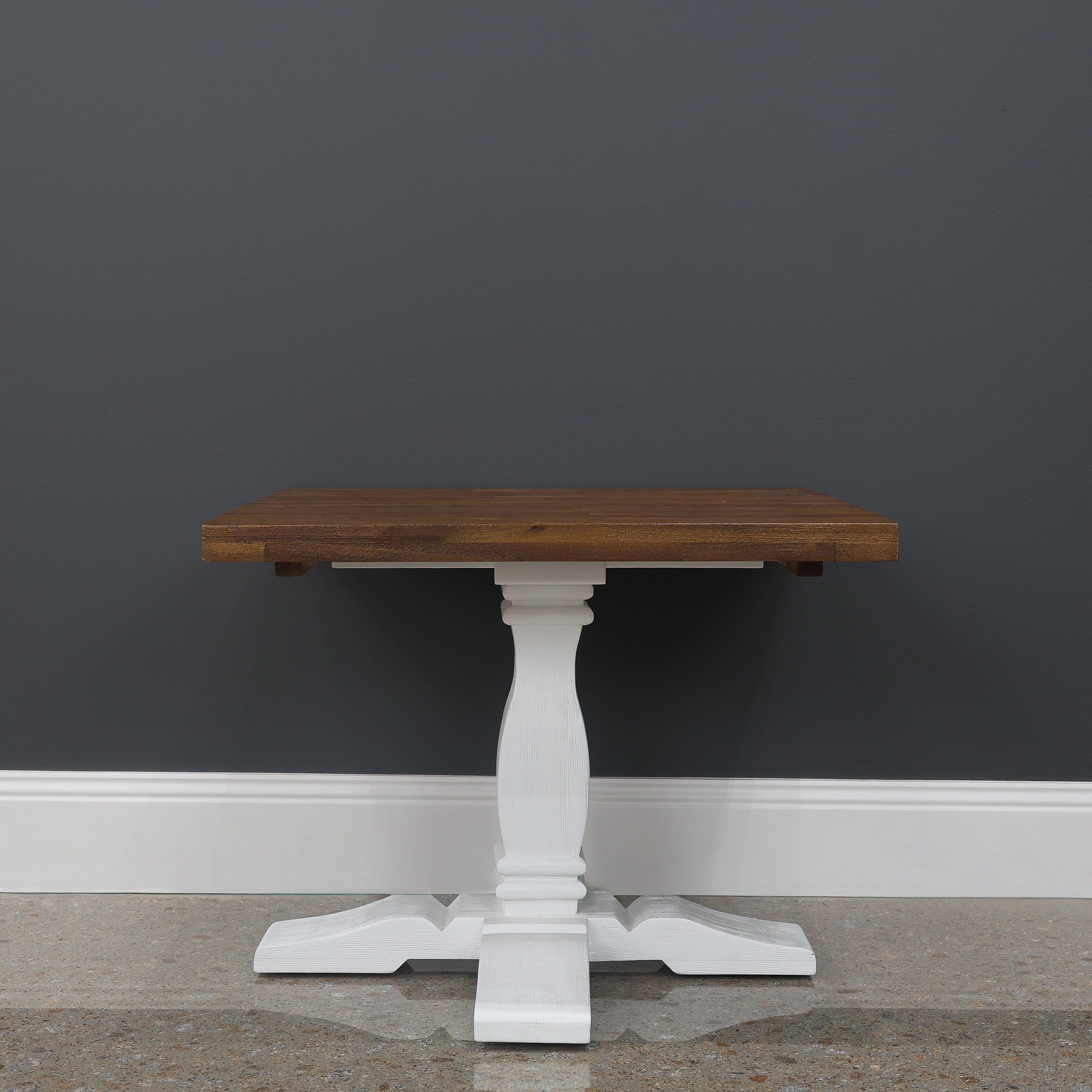 Provedore Two Tone Lamp Table - Pedestal Leg