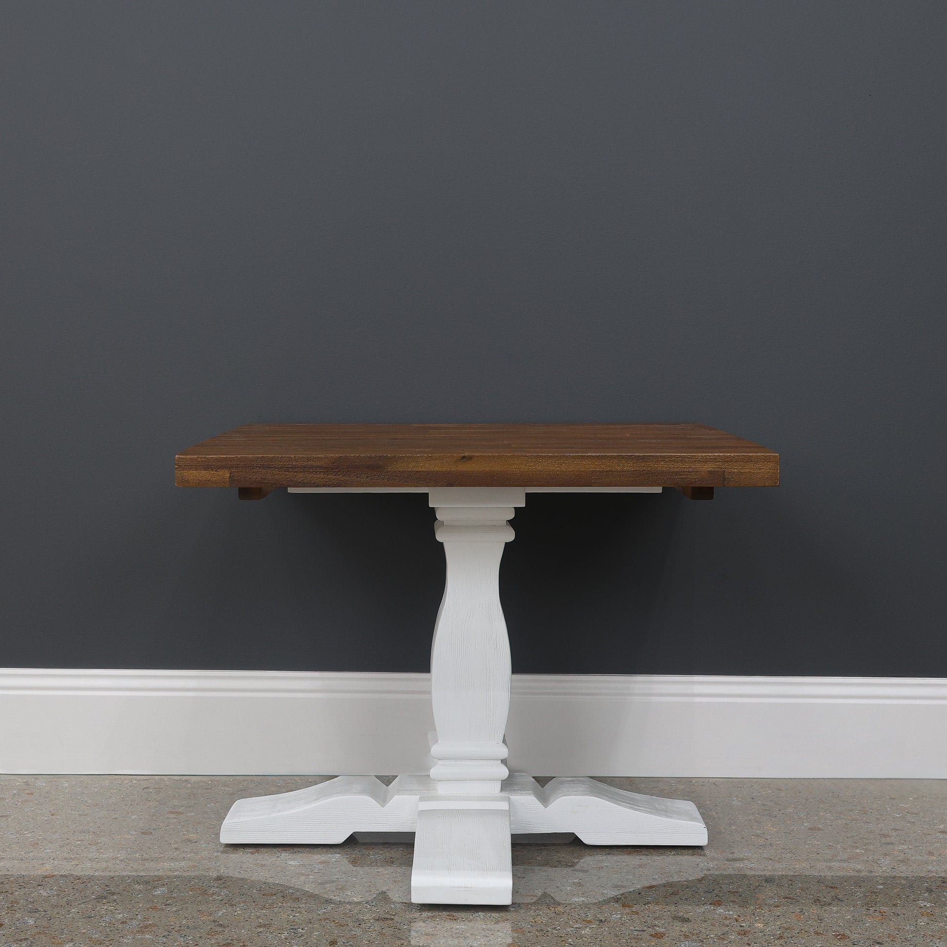 Provedore Two Tone Lamp Table - Pedestal Leg