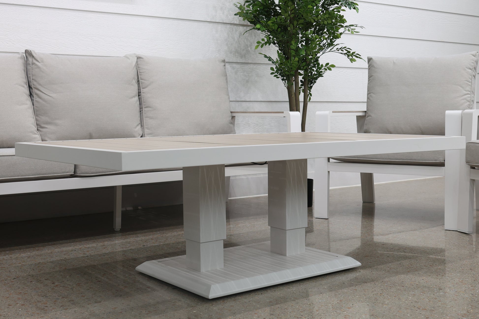 Byron 5 Piece Lounge Set - White