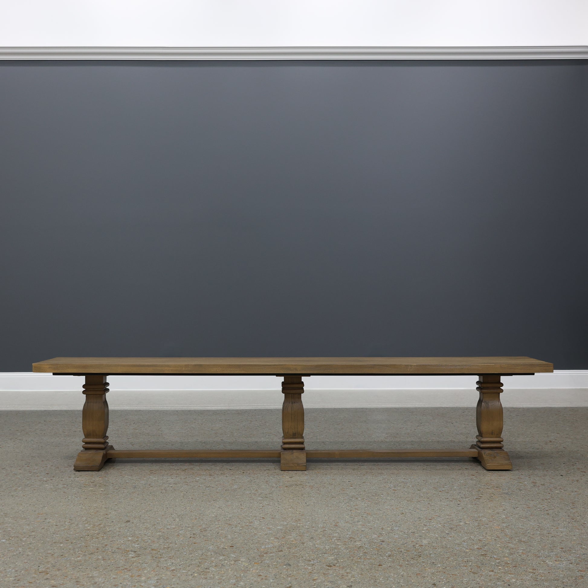 Macedon Pedestal Leg Bench Seat