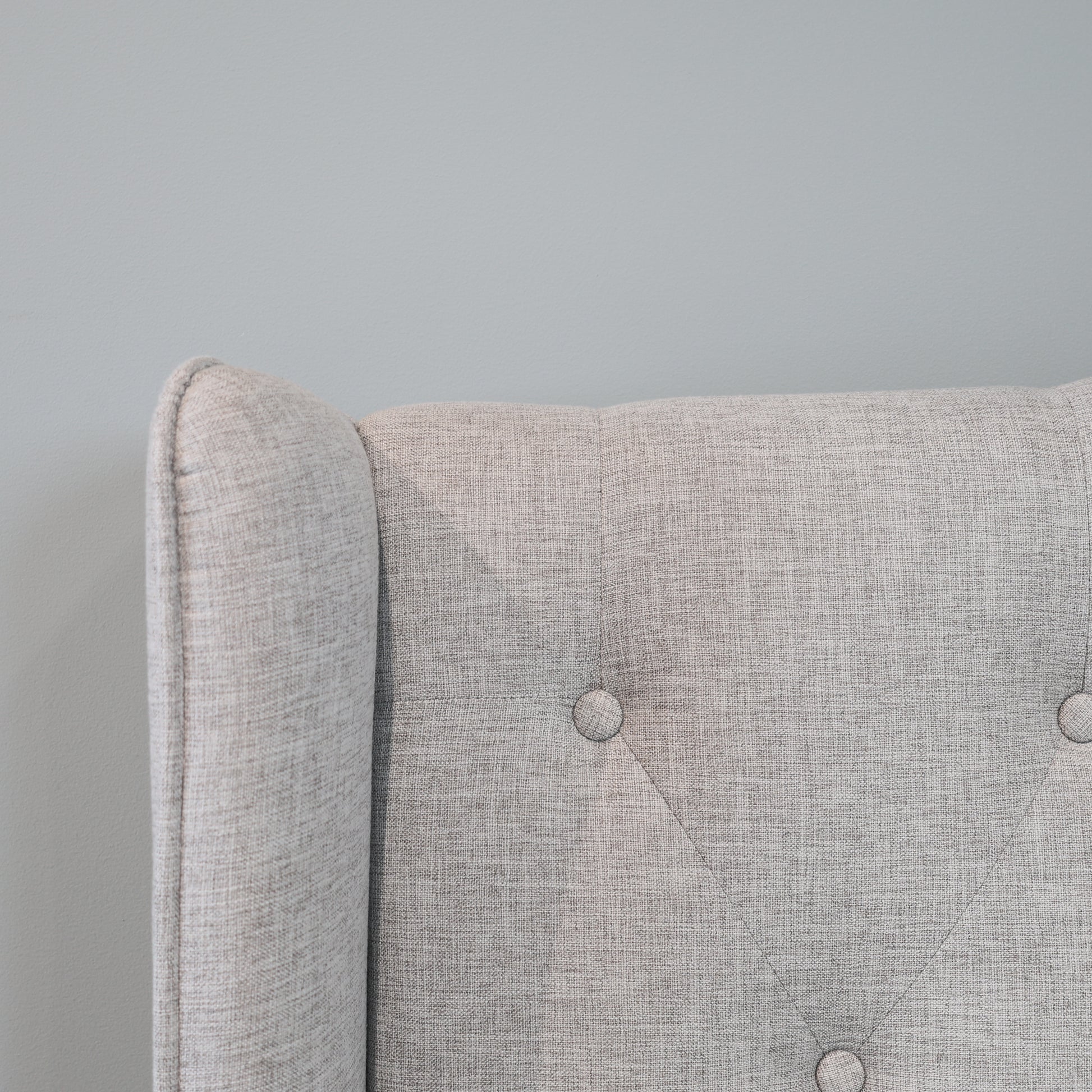 Memphis Bed Winged - Soft Grey