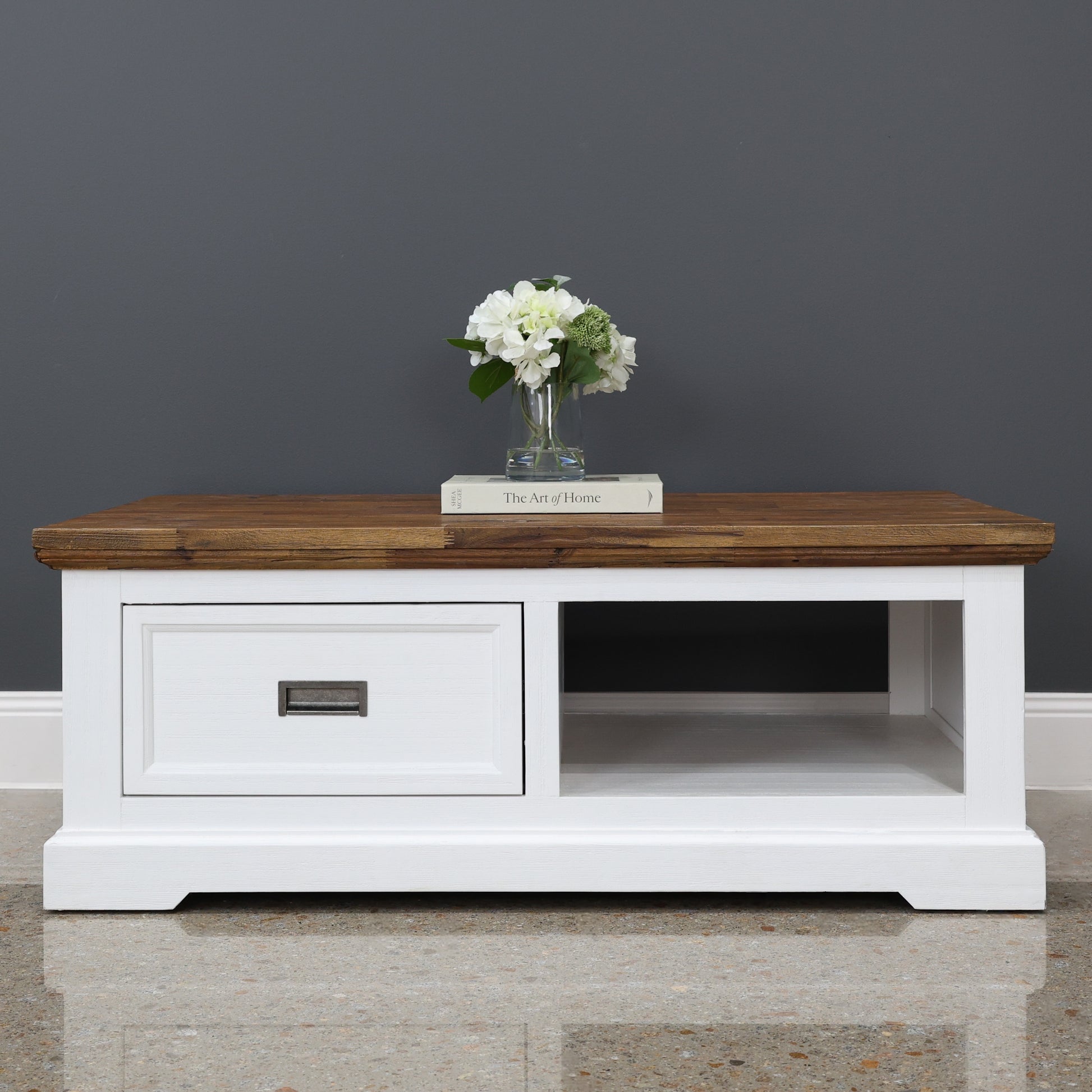 Provedore Two Tone Coffee Table w/ 1 Drawer