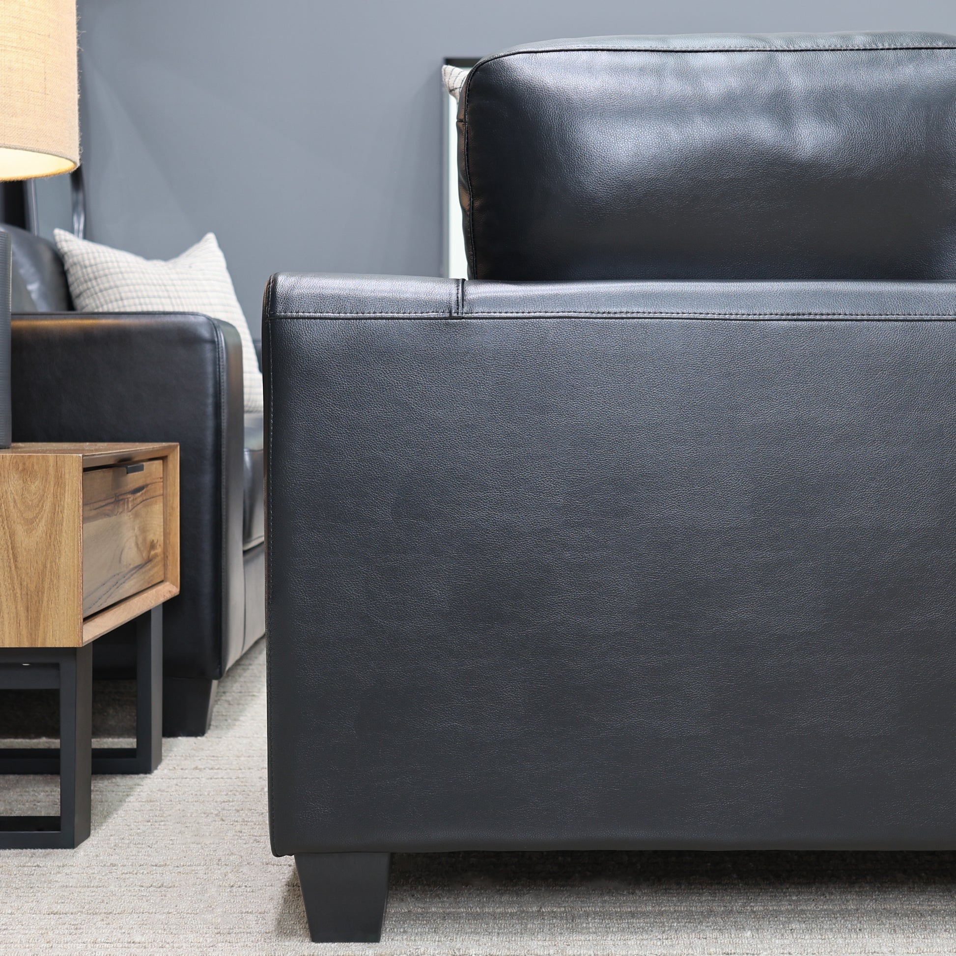 Casey 2 Seater Sofa - Black