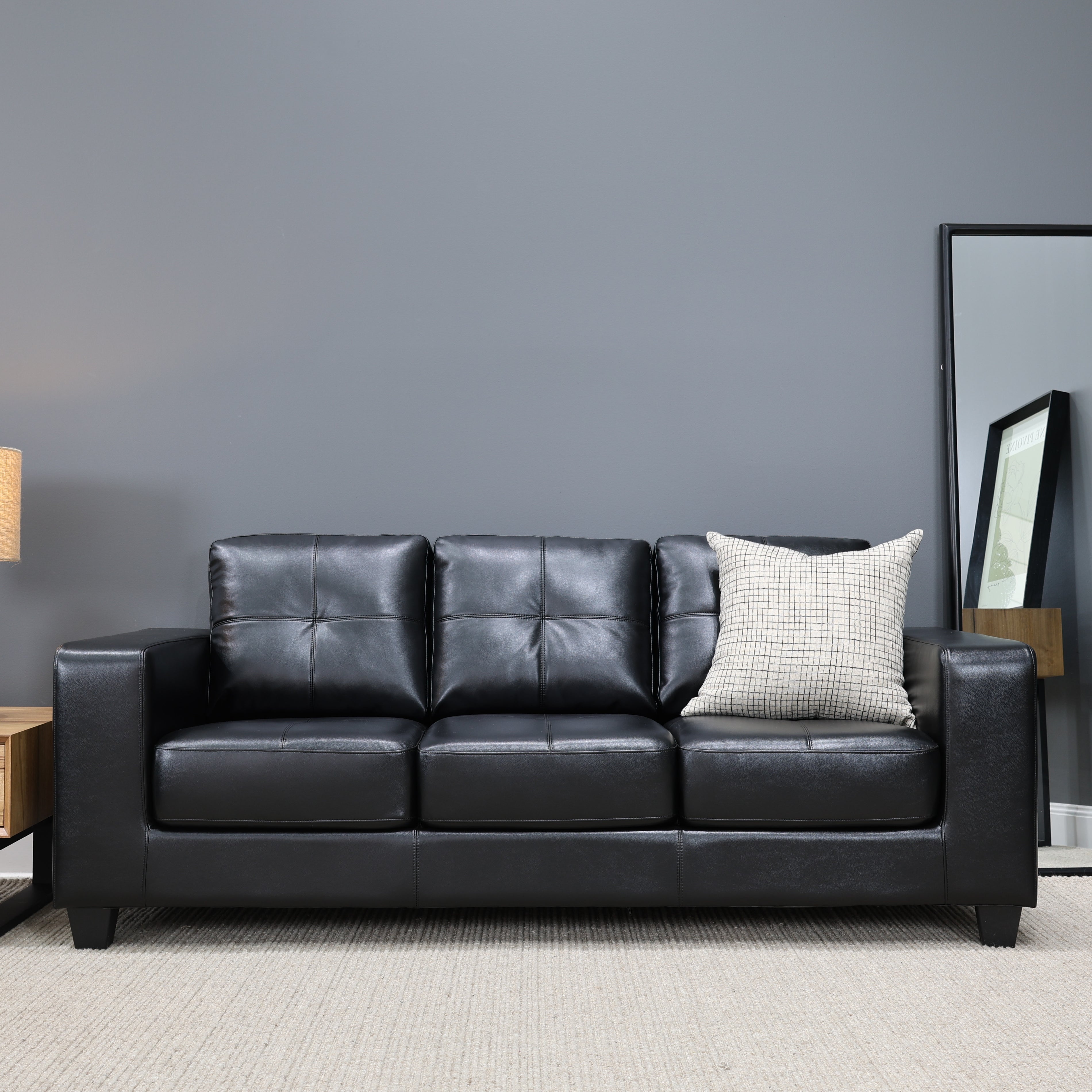 Casey 3 Seater Sofa - Black