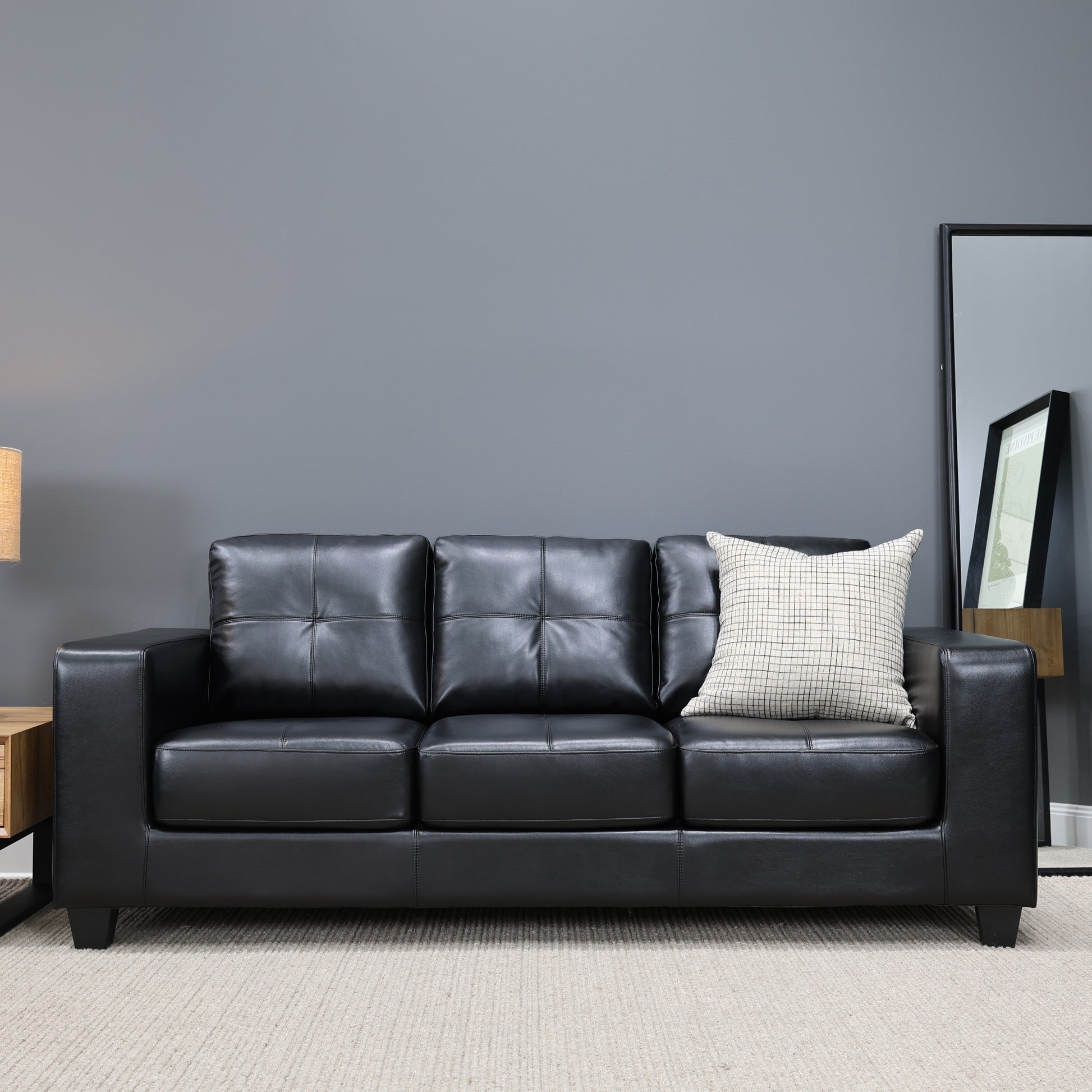 Casey 3 Seater Sofa - Black