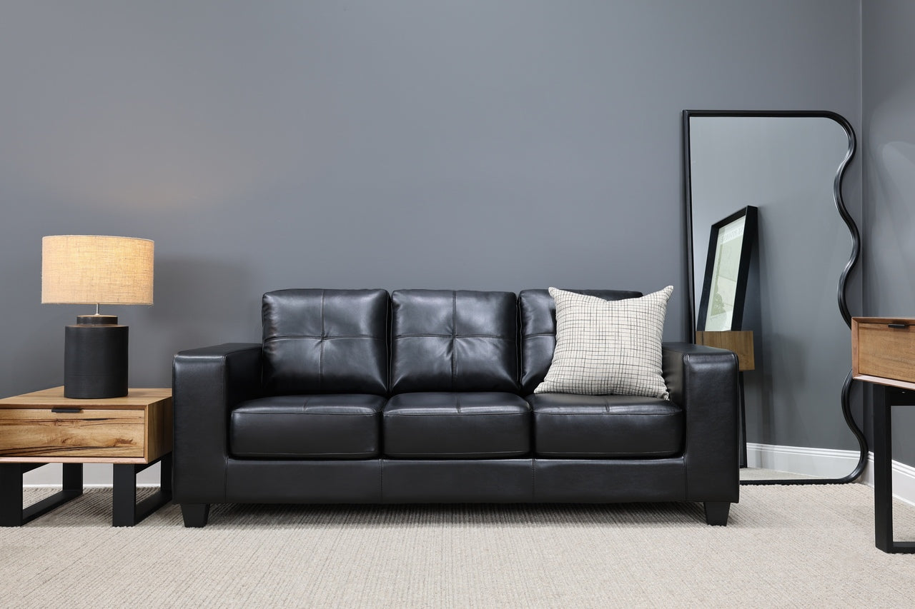 Casey 3 Seater Sofa - Black