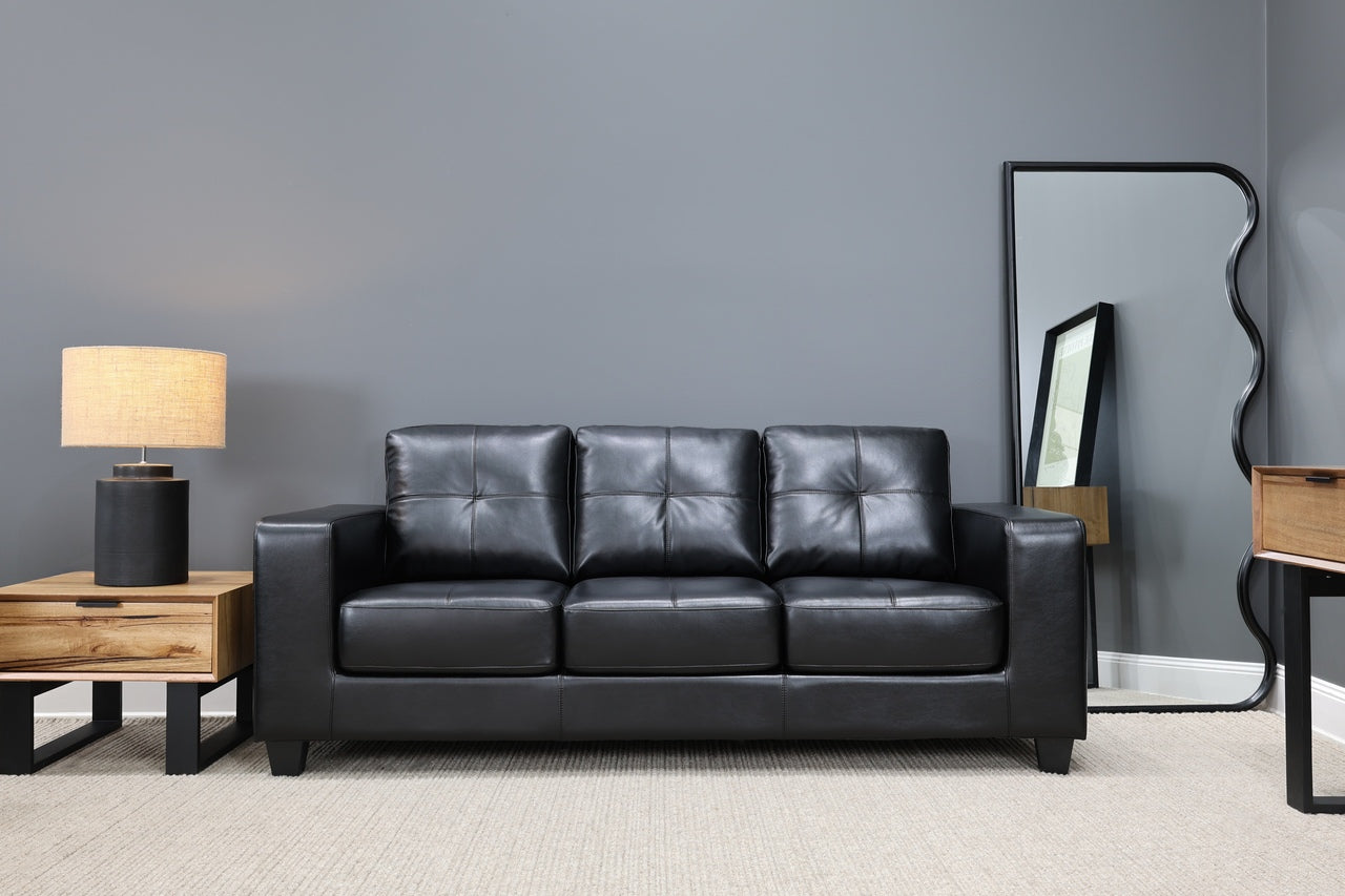 Casey 3 Seater Sofa - Black
