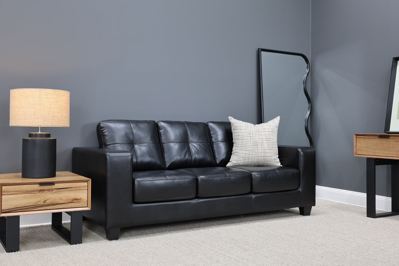 Casey 3 Seater Sofa - Black