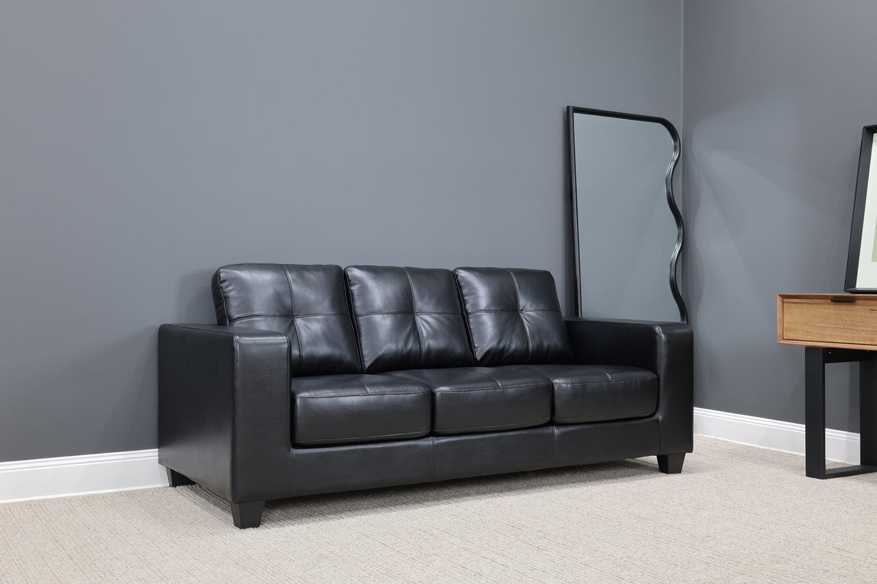 Casey 3 Seater Sofa - Black