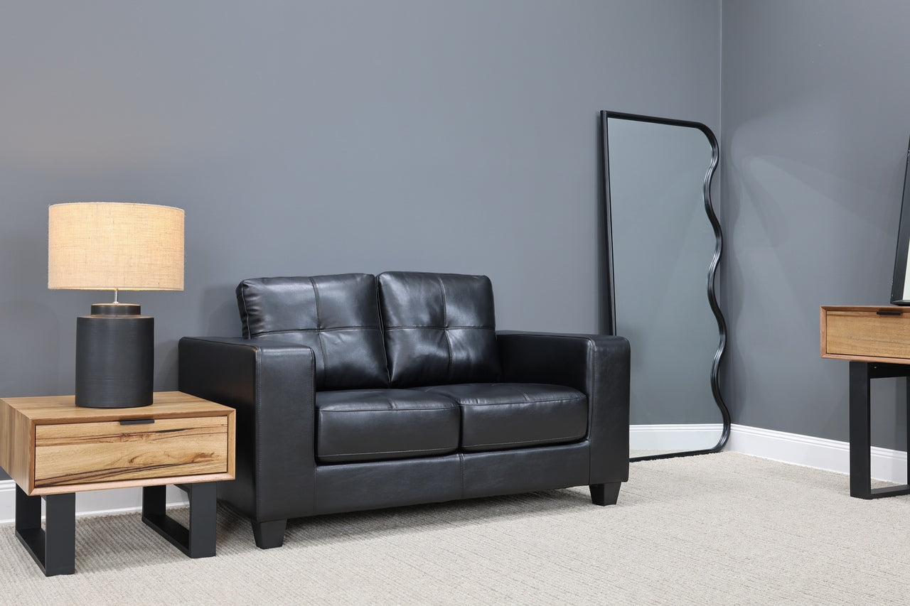 Casey 2 Seater Sofa - Black