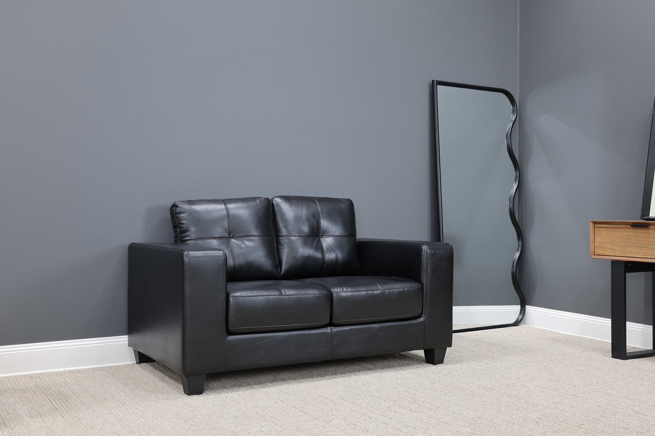 Casey 2 Seater Sofa - Black
