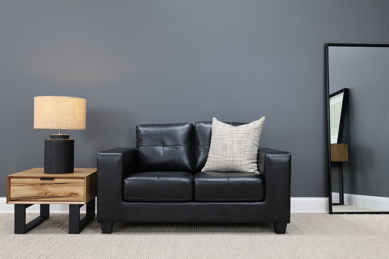 Casey 2 Seater Sofa - Black