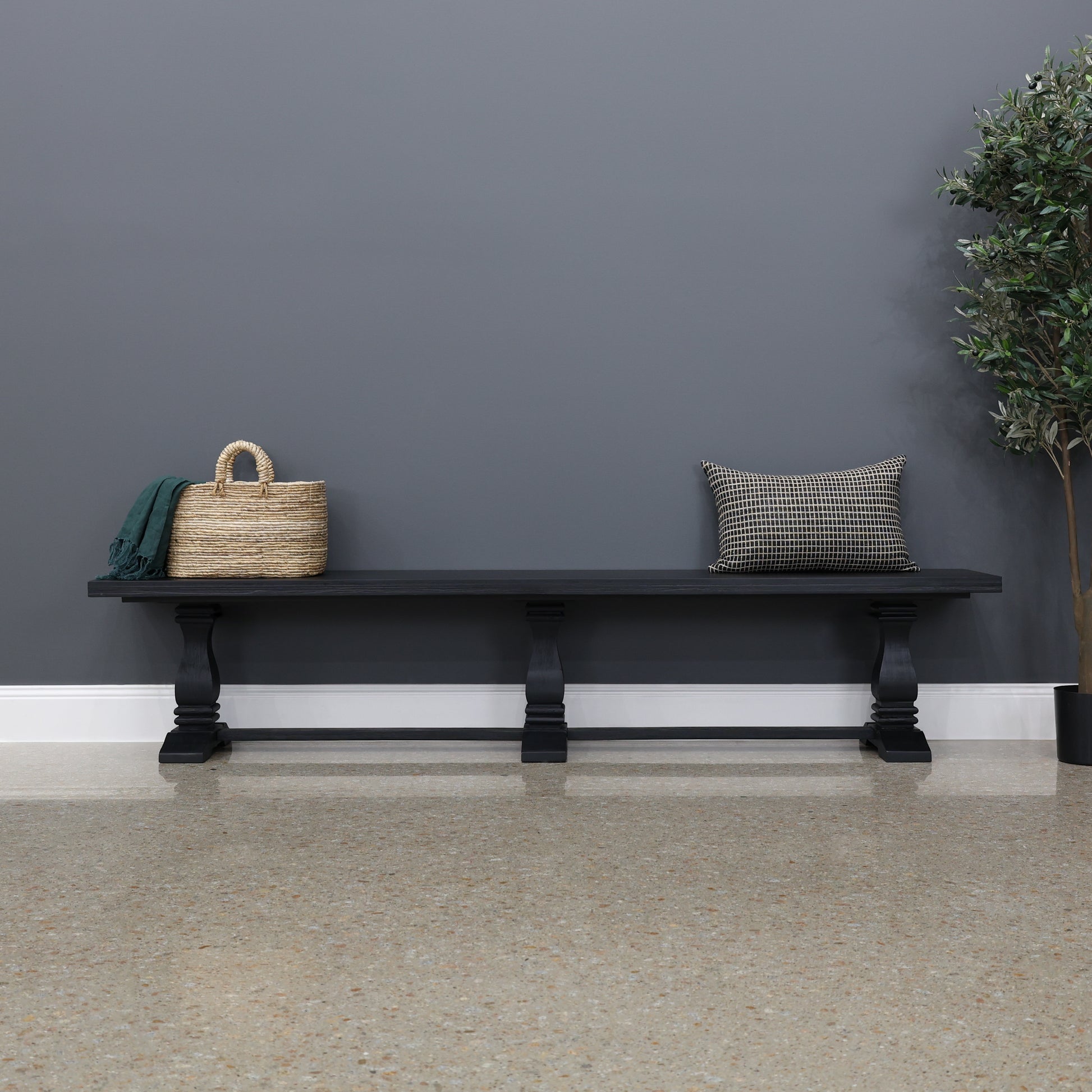 Provedore Black Bench
