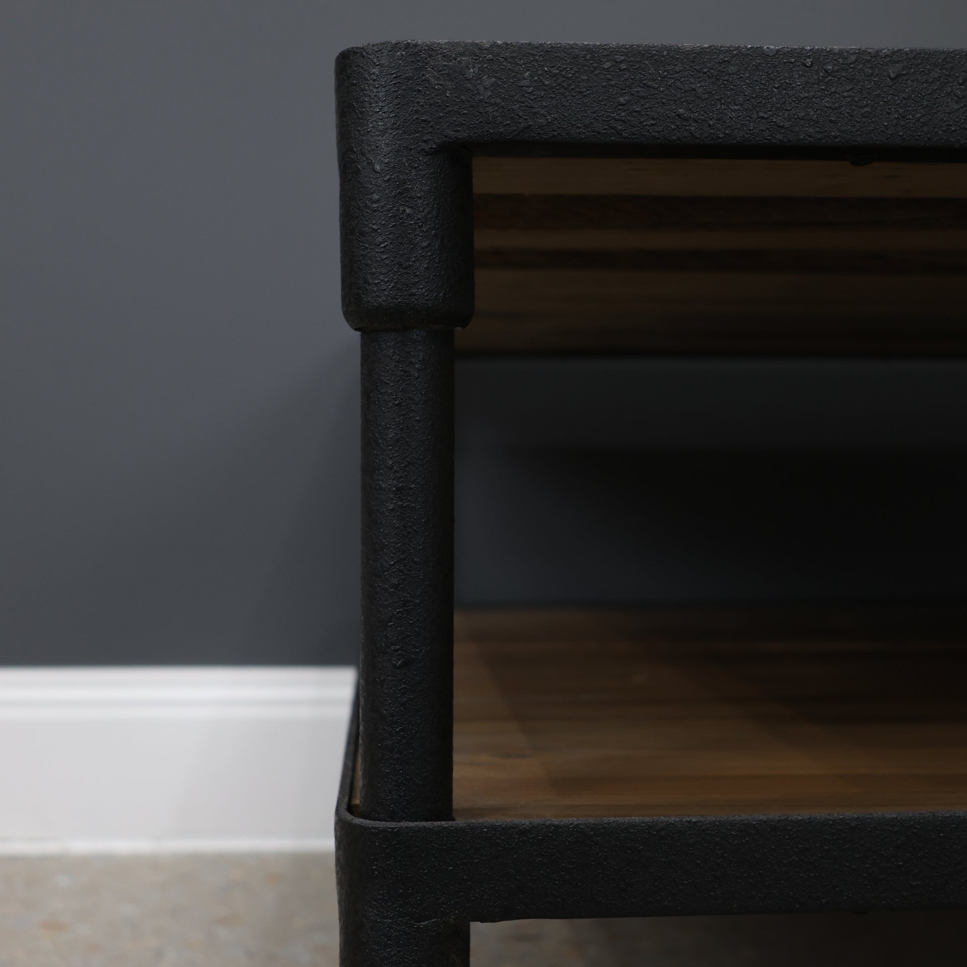 Elliot Square Coffee Table on Wheels