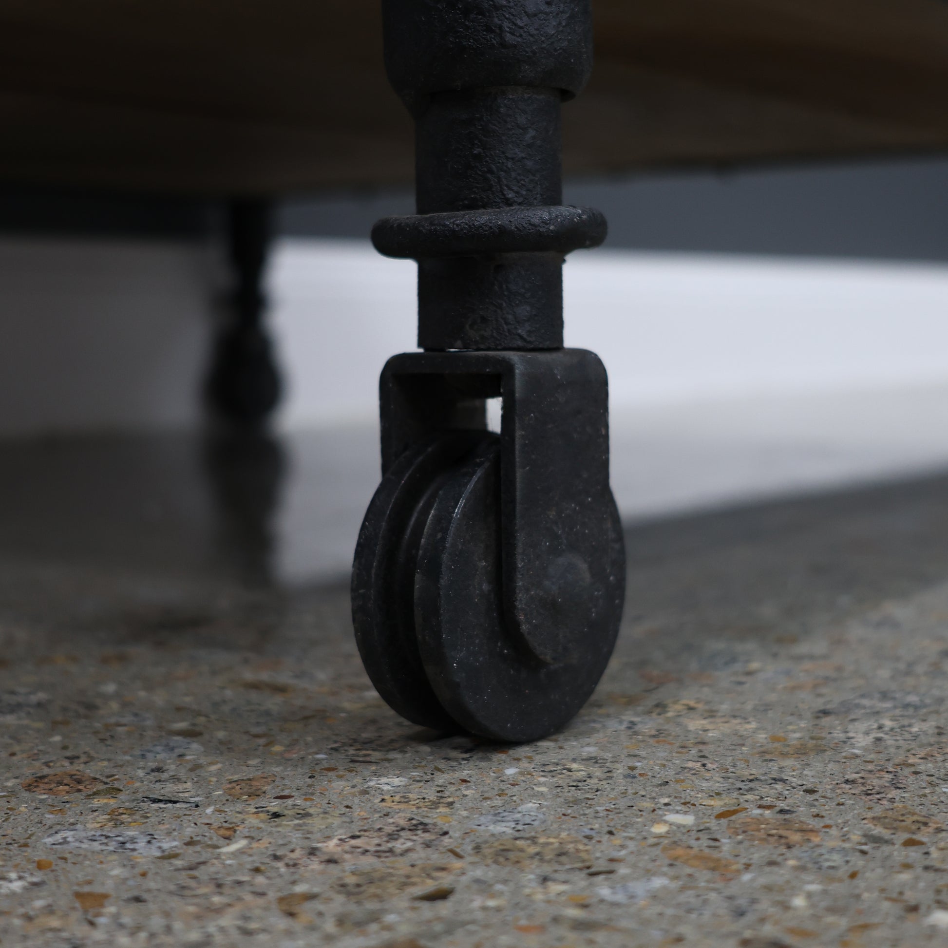 Elliot Square Coffee Table on Wheels