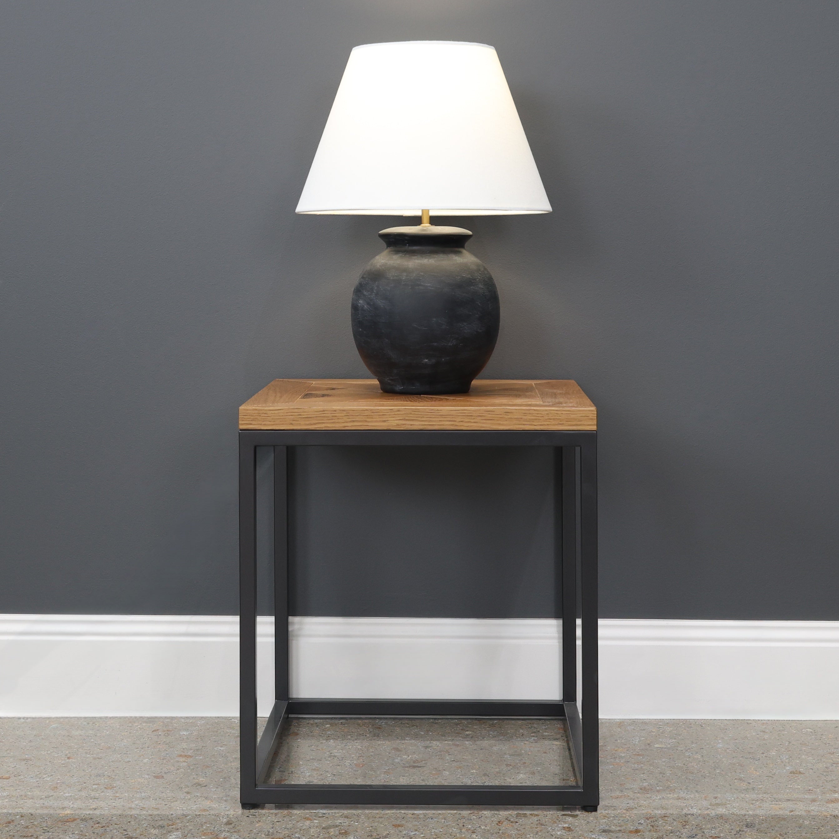 Industrial Lamp Table