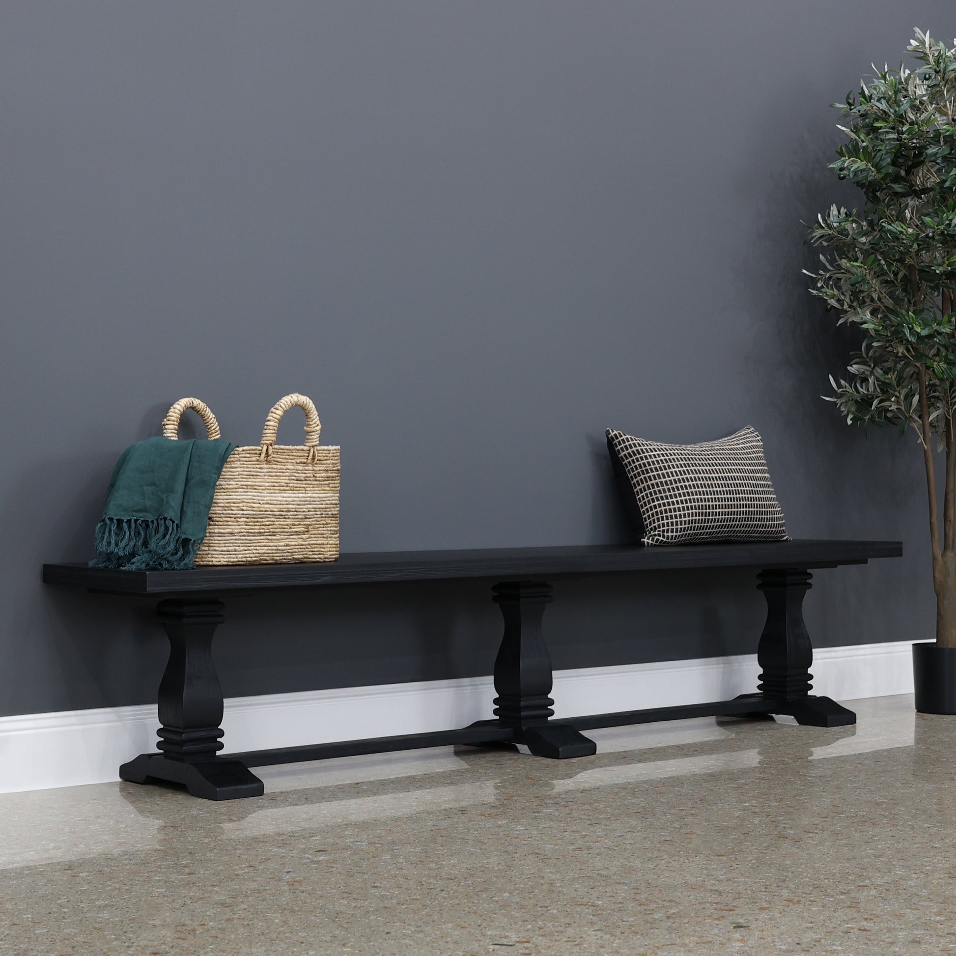 Provedore Black Bench