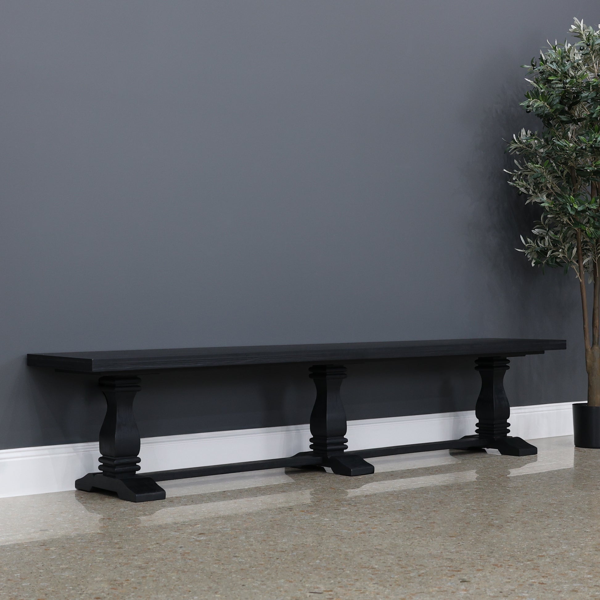 Provedore Black Bench
