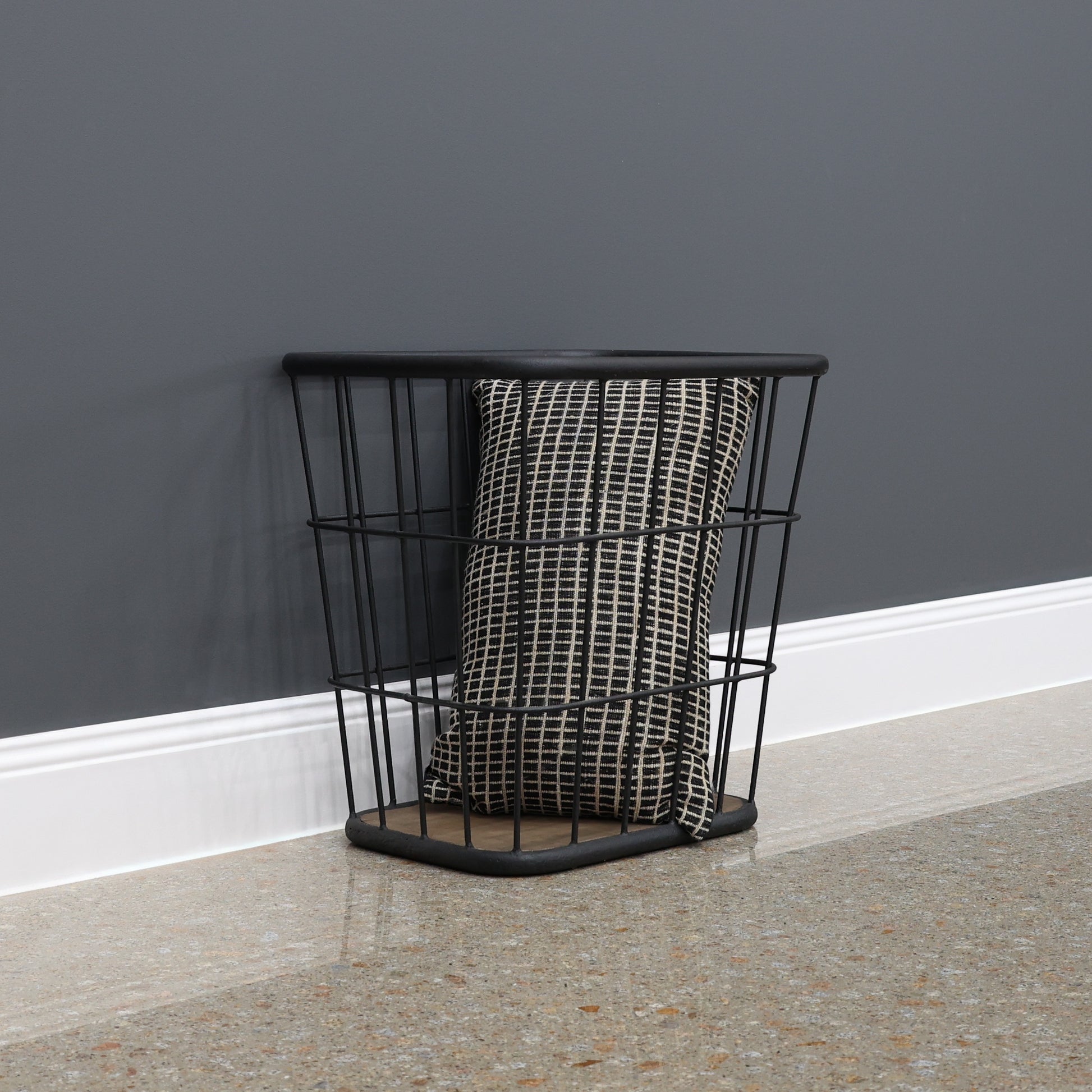 Rustic Firewood Basket Rectangle