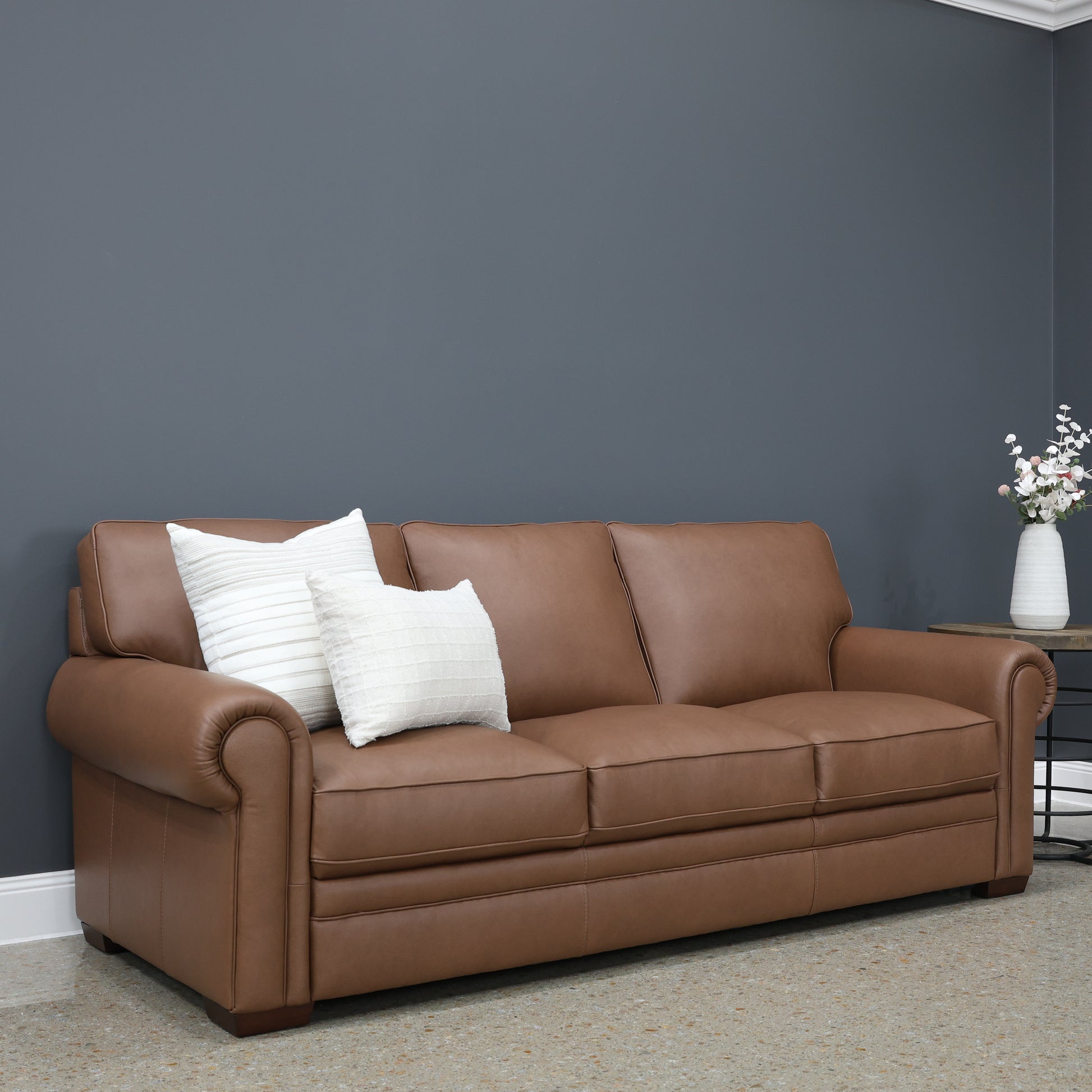 Castlemaine Sofa - Whiskey Tan