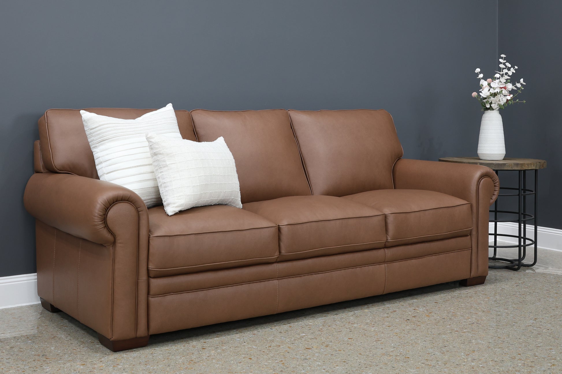 Castlemaine Sofa - Whiskey Tan
