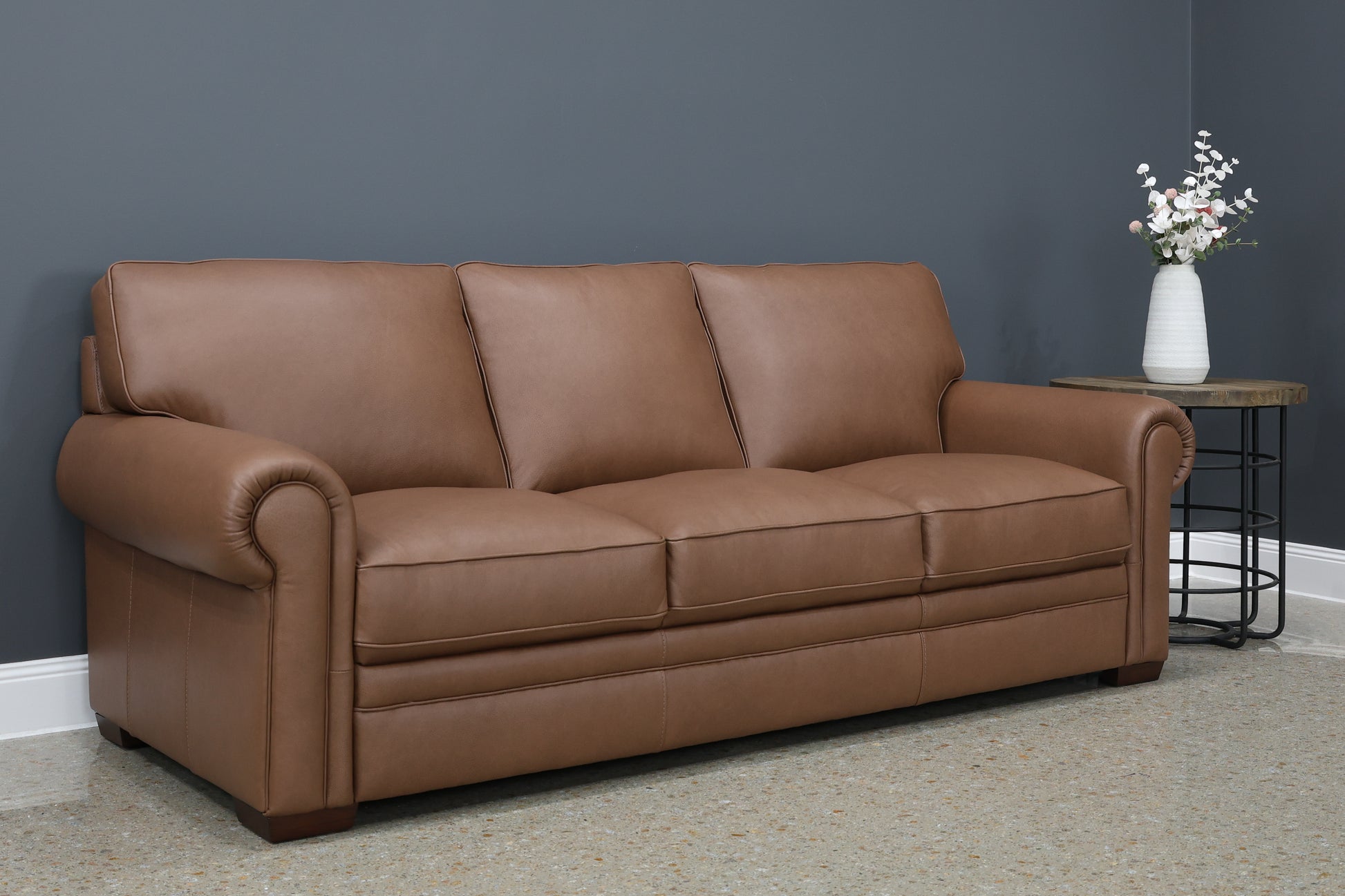 Castlemaine Sofa - Whiskey Tan
