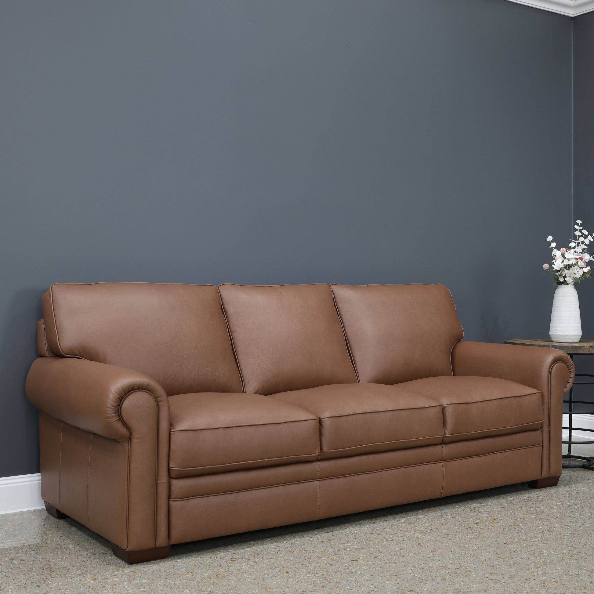 Castlemaine Sofa - Whiskey Tan