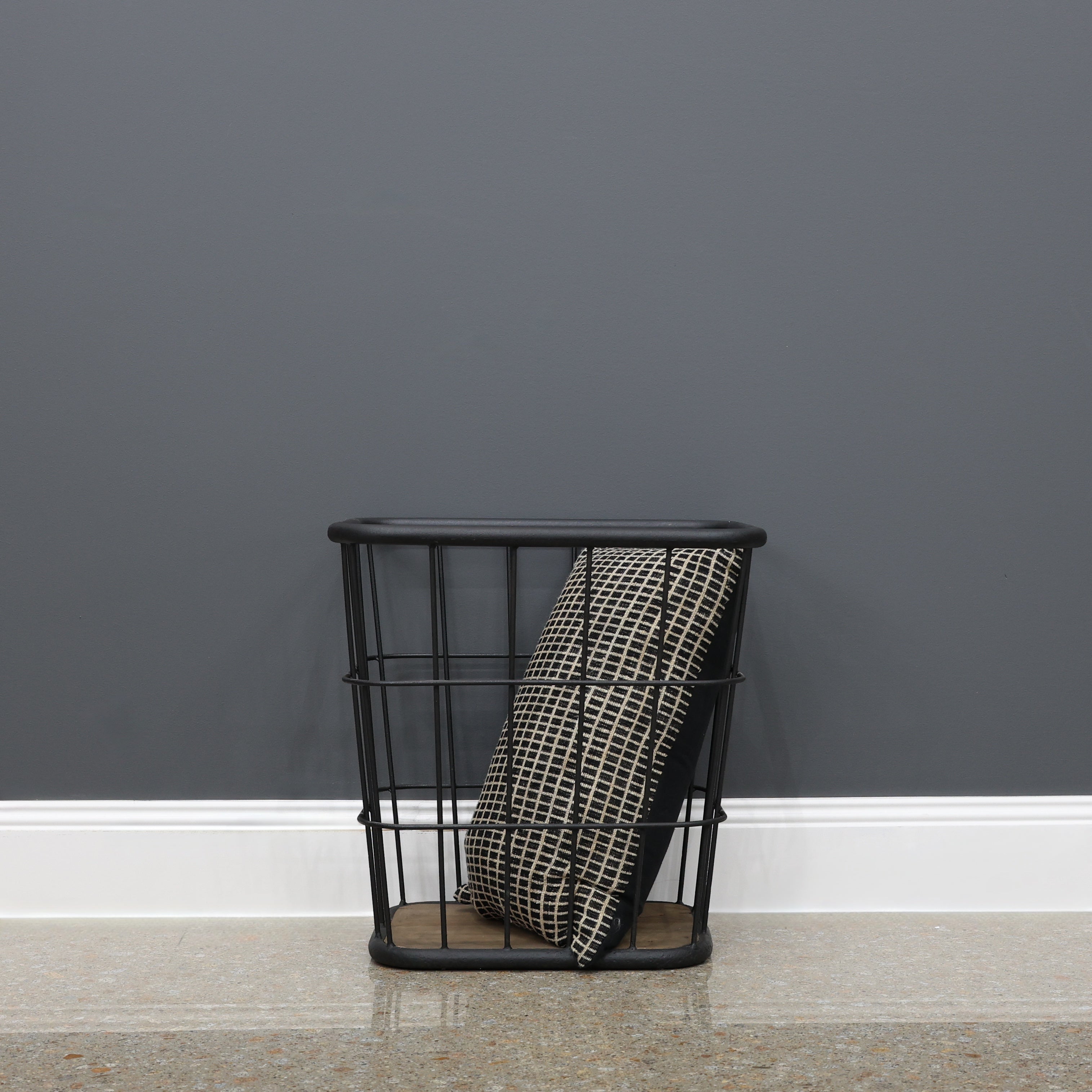 Rustic Firewood Basket Rectangle