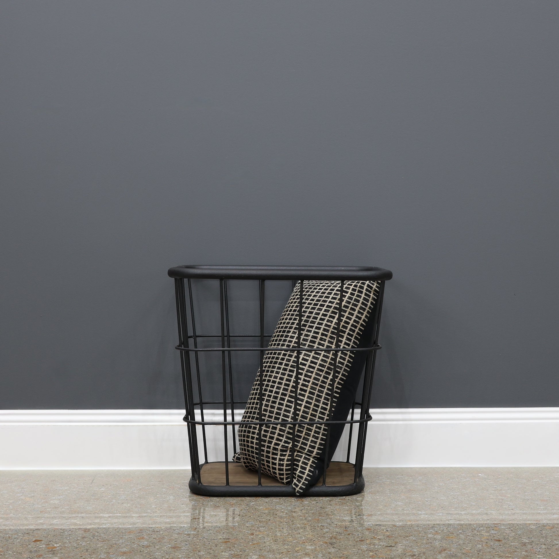 Rustic Firewood Basket Rectangle