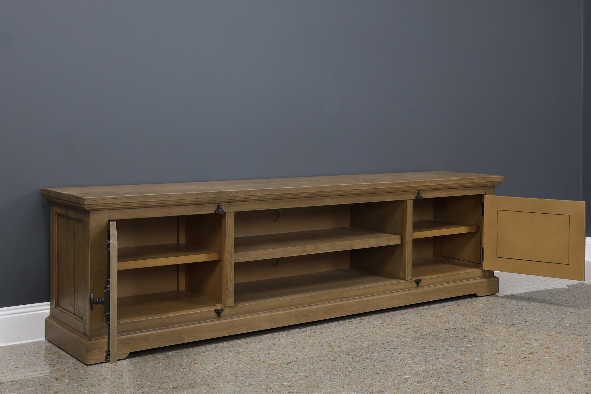 Macedon Tv Unit 2 Doors 2 Niches - Large