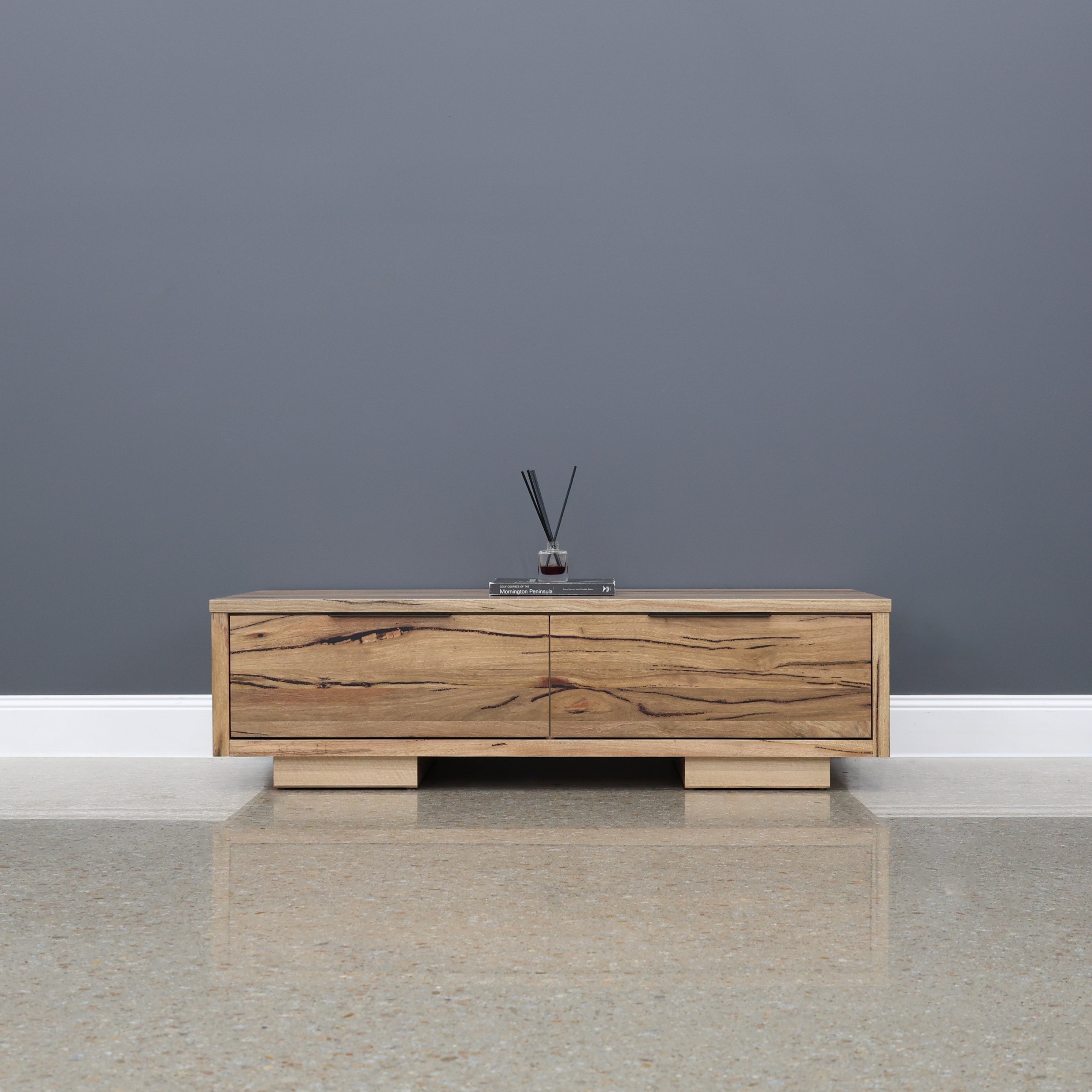 The Marri Wood Black Coffee Table