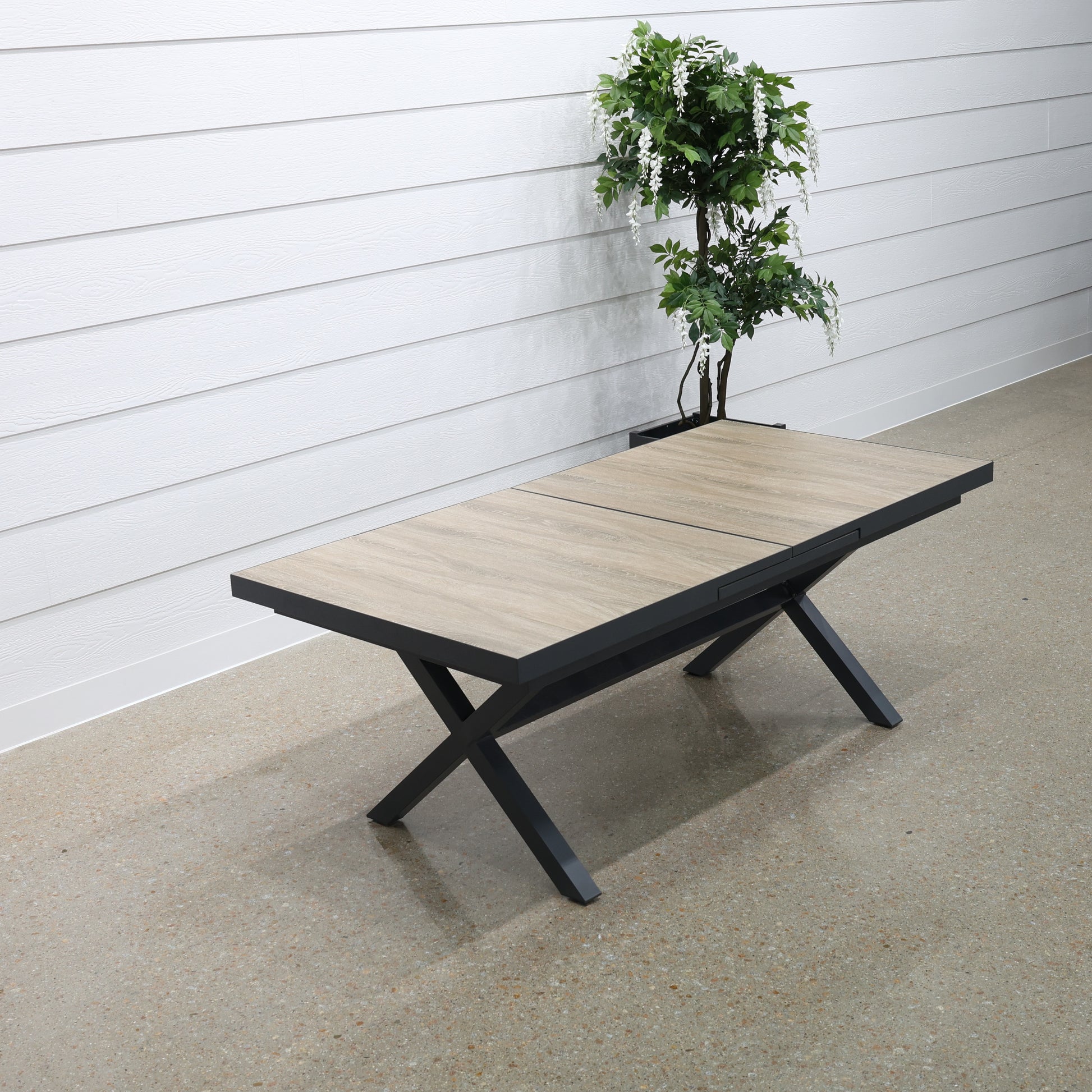 Anglesea Extension Table - Charcoal
