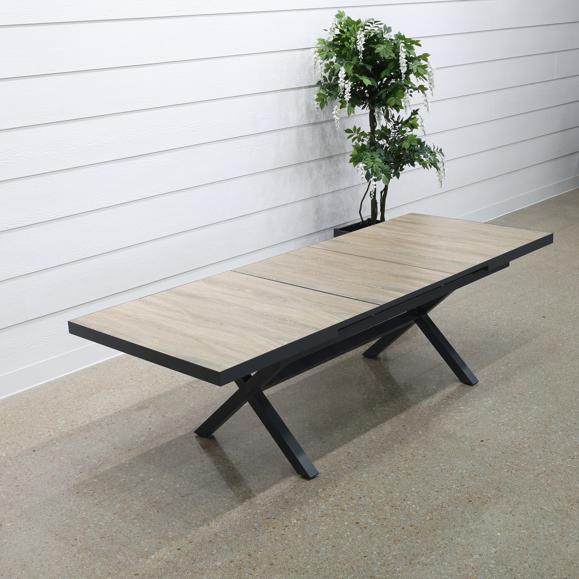 Anglesea Extension Table - Charcoal