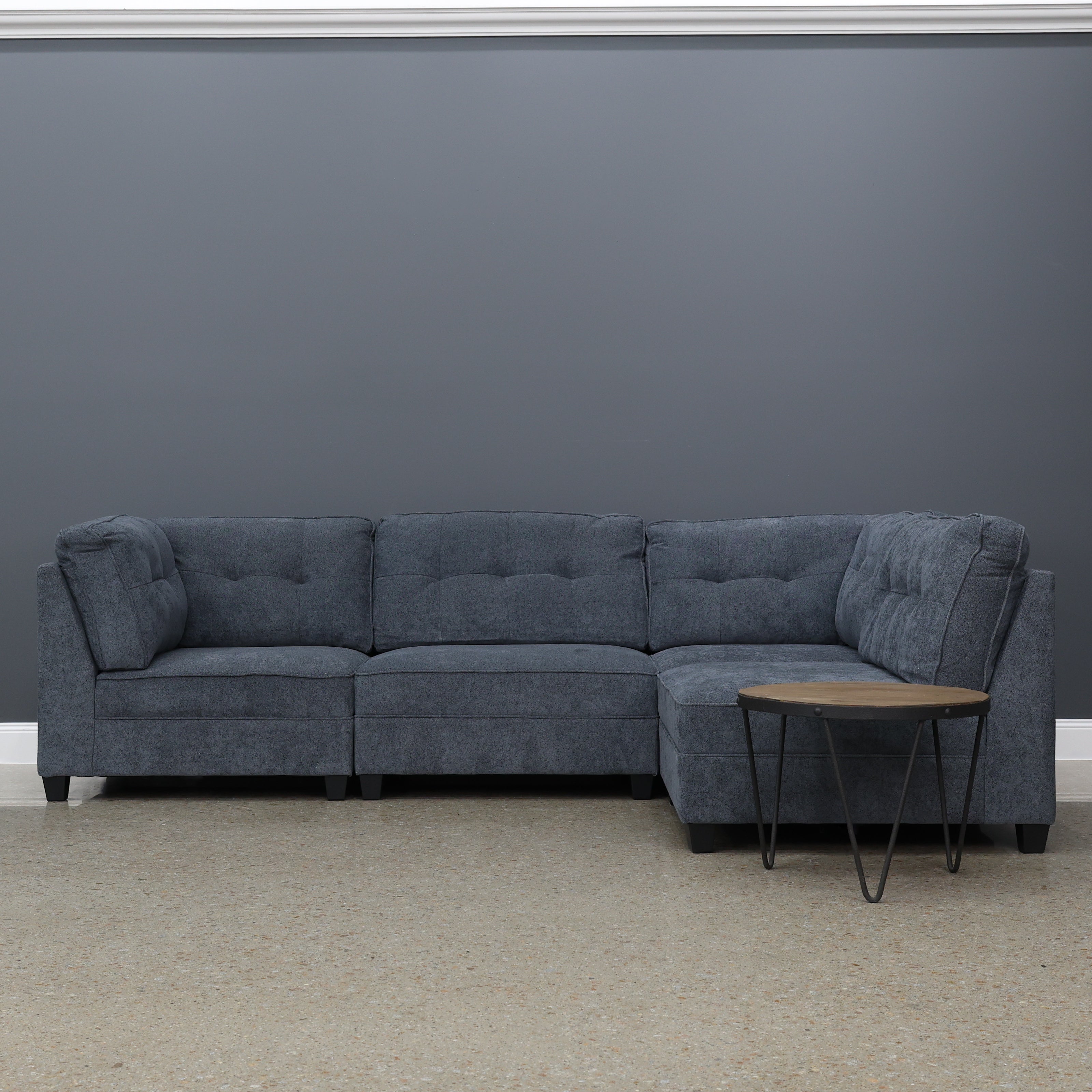 York 4 Seater Lounge & Ottoman - Lake