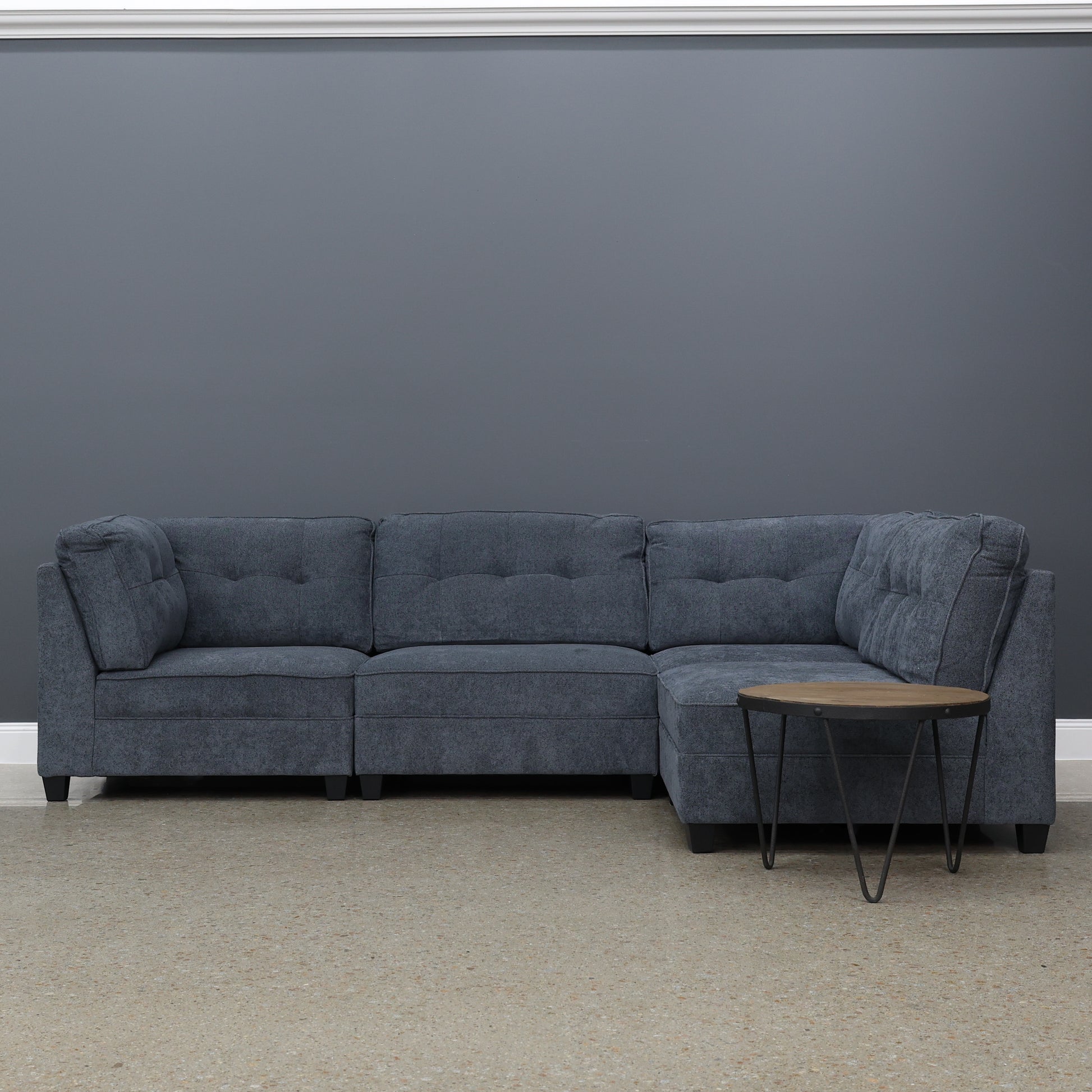 York 4 Seater Lounge & Ottoman - Lake