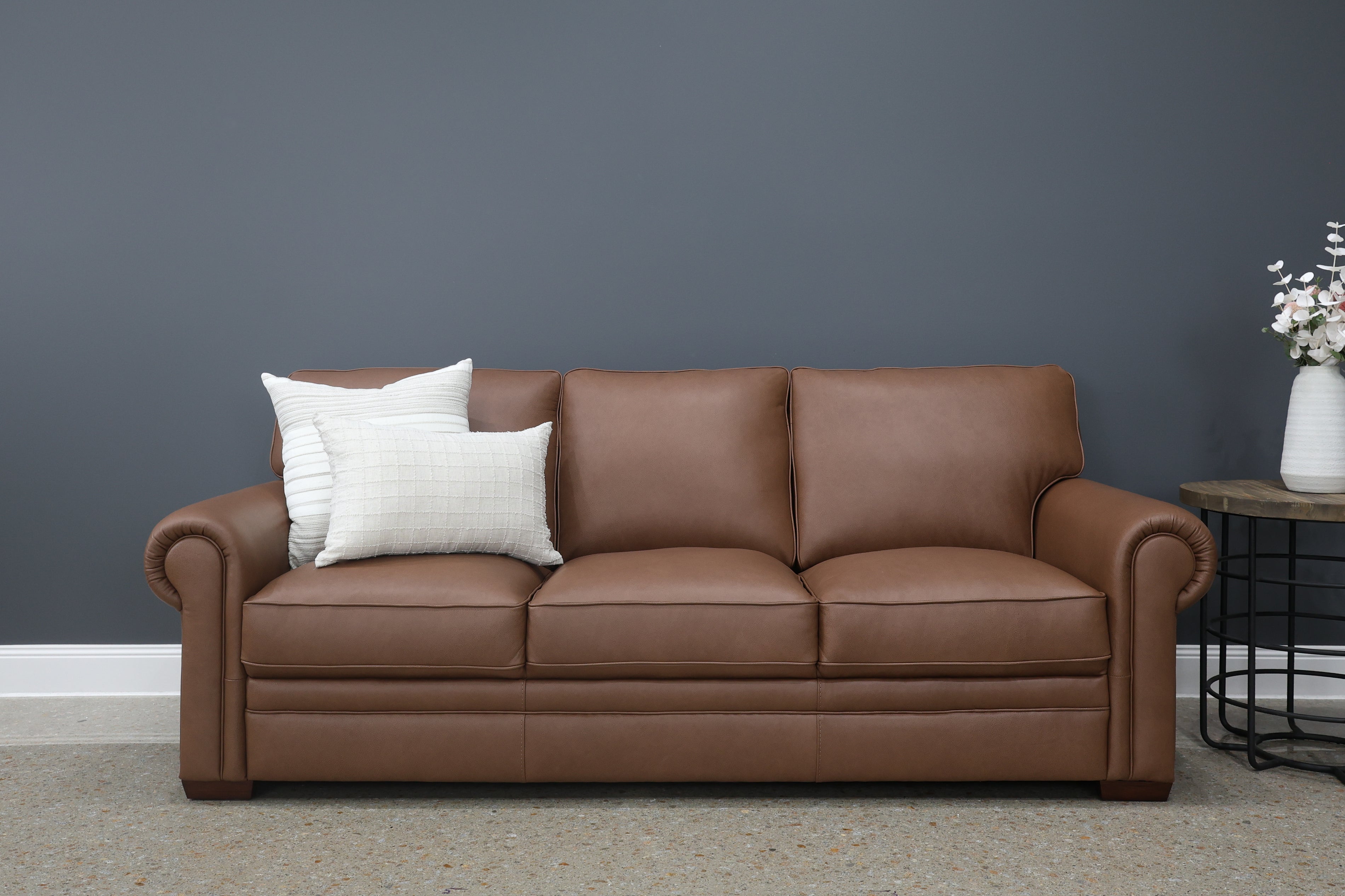 Castlemaine Sofa - Whiskey Tan